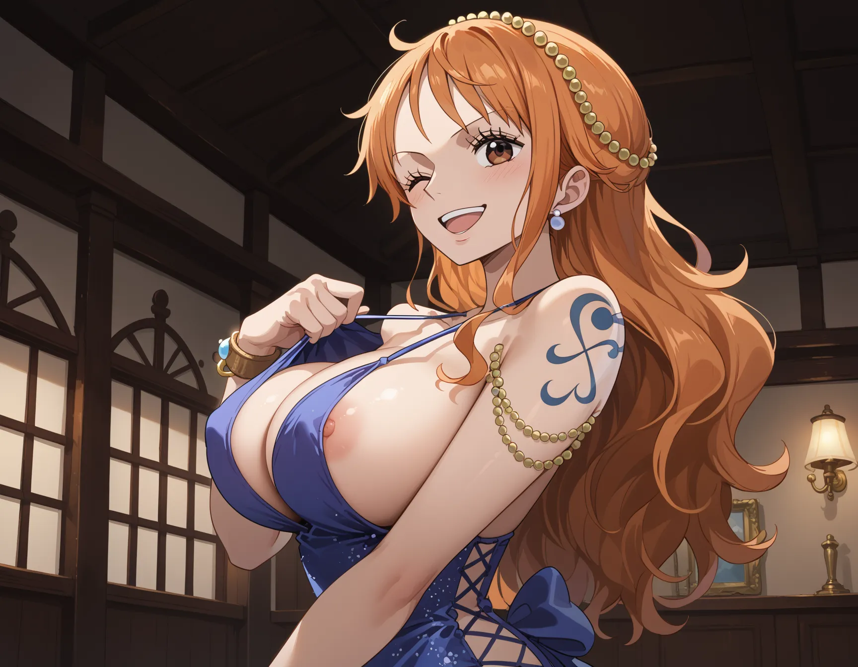 ワンピースに登場するナミちゃんのエッチなAI画像500枚！(4ページ目)の7枚目の画像です。