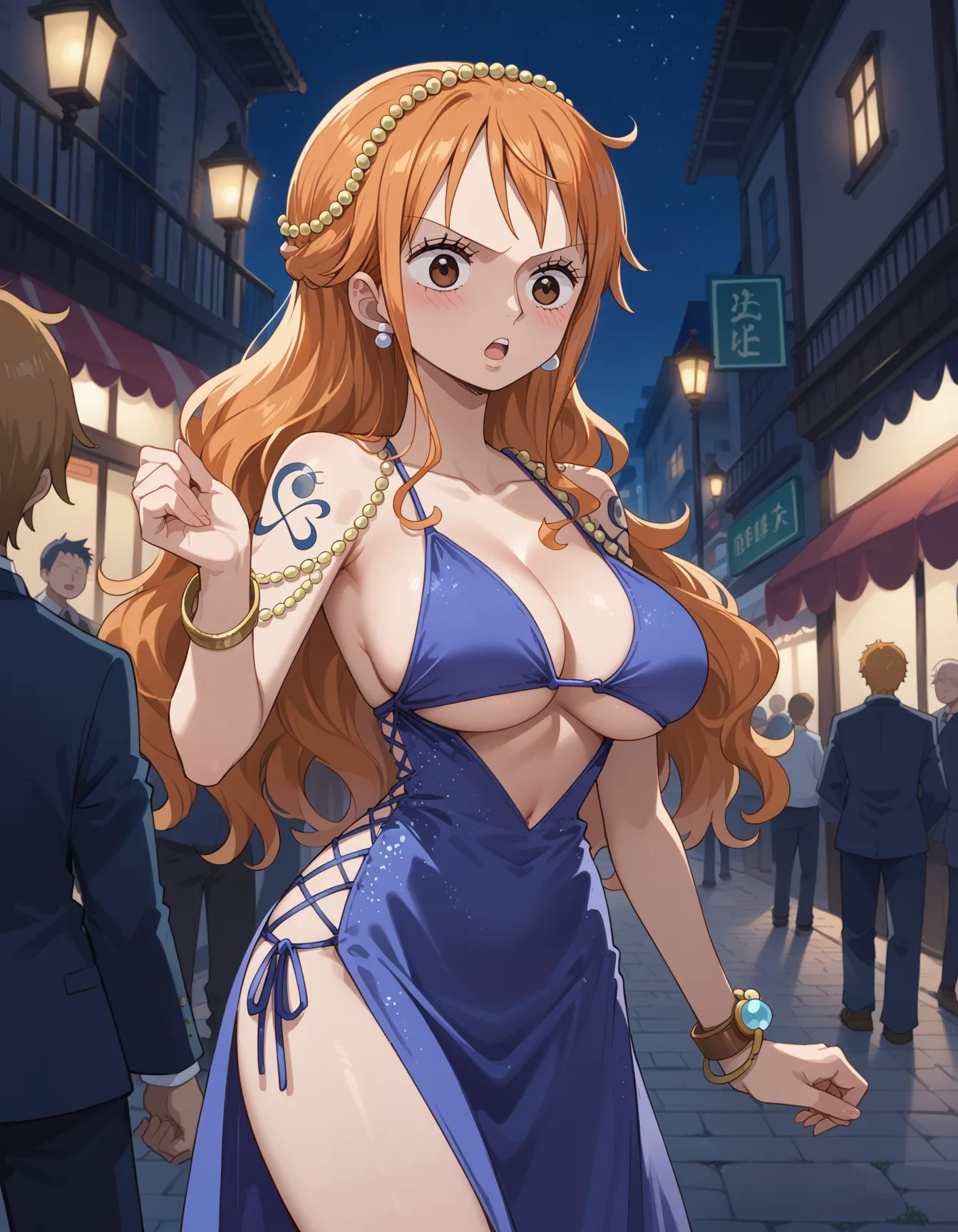 ワンピースに登場するナミちゃんのエッチなAI画像500枚！(4ページ目)の12枚目の画像です。