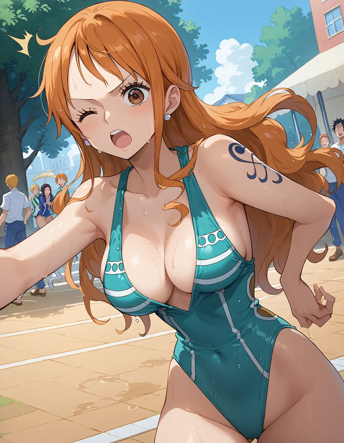 ワンピースに登場するナミちゃんのエッチなAI画像500枚！(4ページ目)の20枚目の画像です。