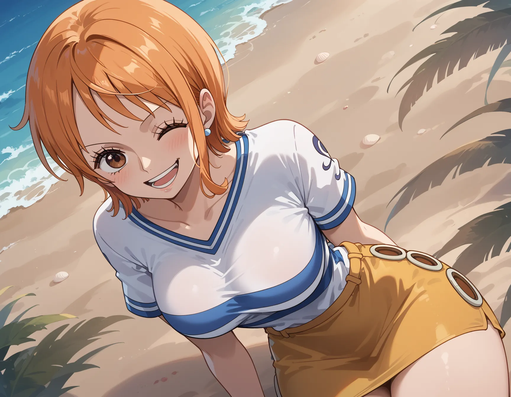 ワンピースに登場するナミちゃんのエッチなAI画像500枚！(4ページ目)の27枚目の画像です。