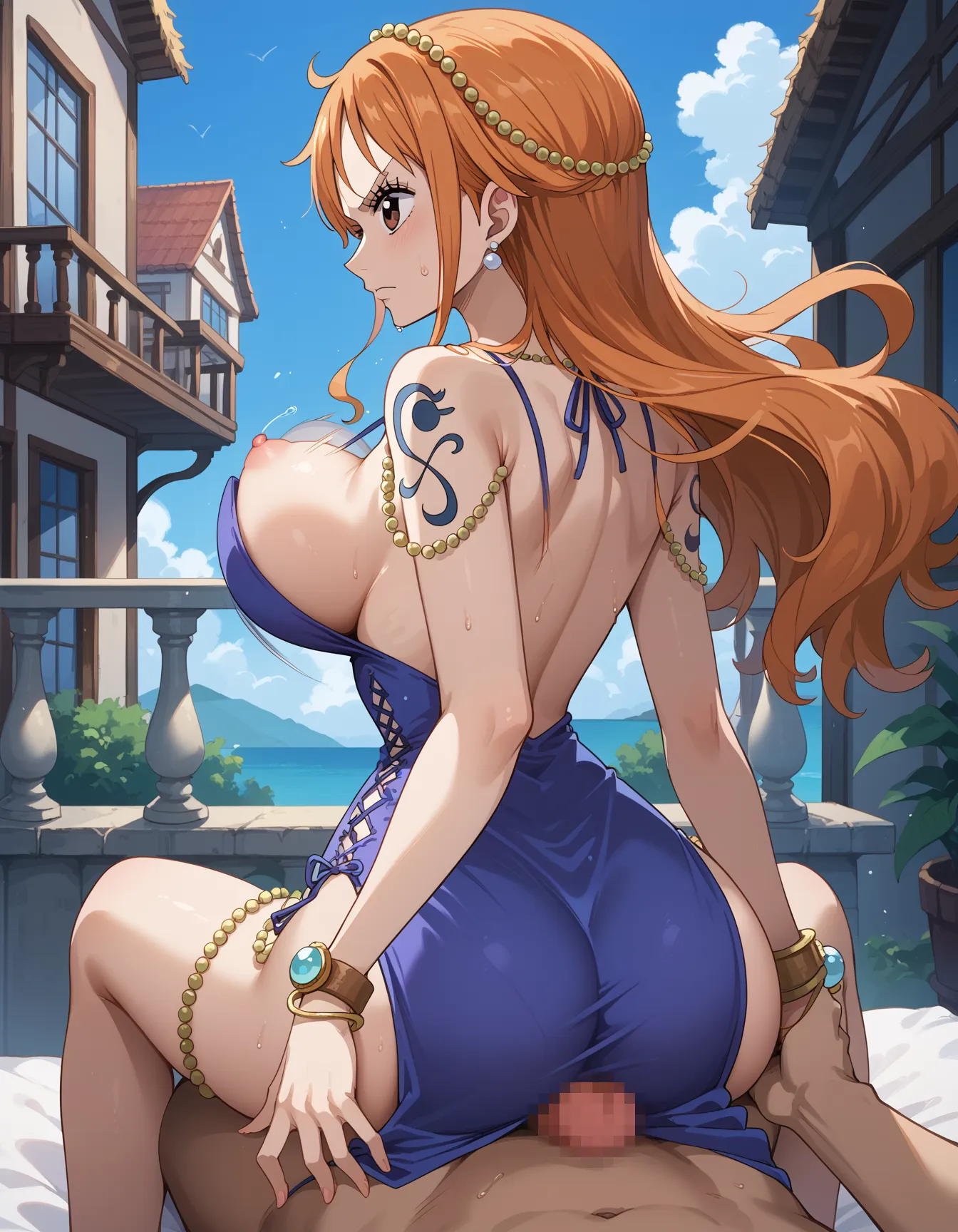 ワンピースに登場するナミちゃんのエッチなAI画像500枚！(4ページ目)の28枚目の画像です。