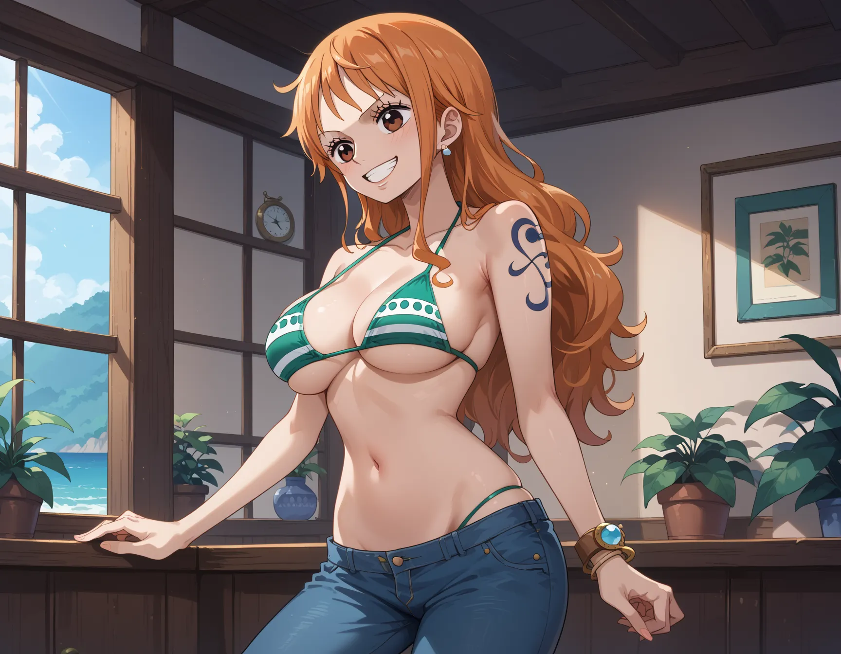 ワンピースに登場するナミちゃんのエッチなAI画像500枚！(4ページ目)の36枚目の画像です。