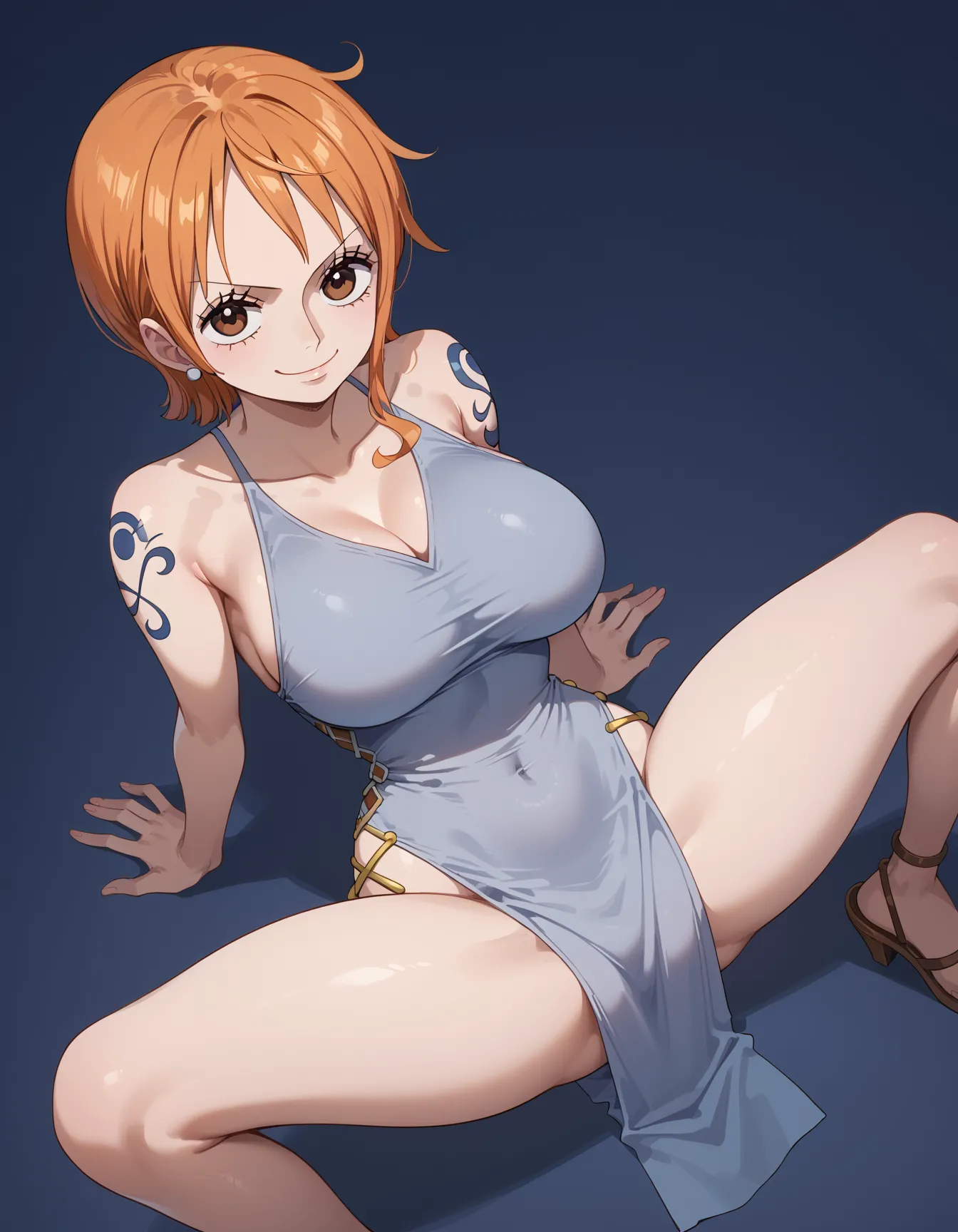 ワンピースに登場するナミちゃんのエッチなAI画像500枚！(5ページ目)の3枚目の画像です。