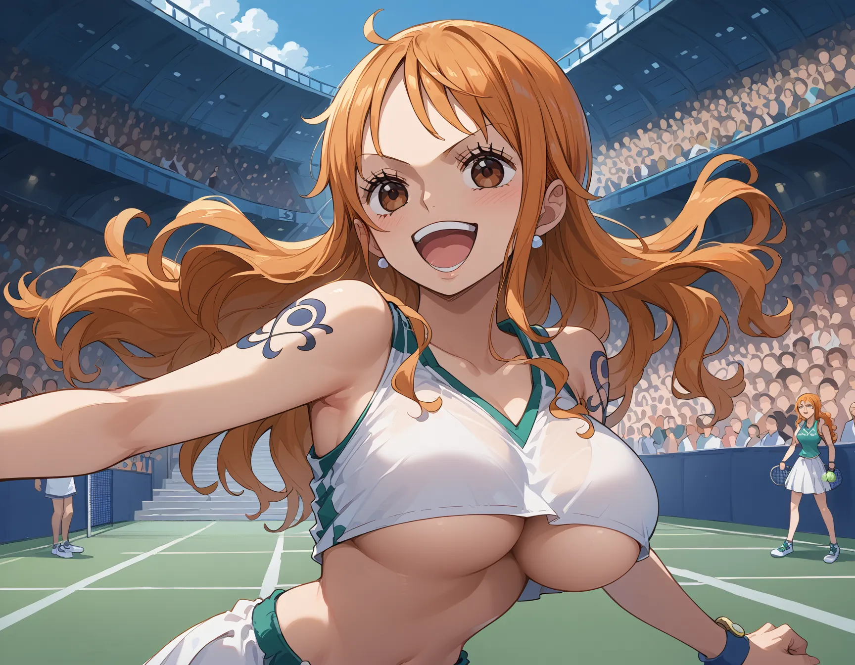 ワンピースに登場するナミちゃんのエッチなAI画像500枚！(5ページ目)の14枚目の画像です。