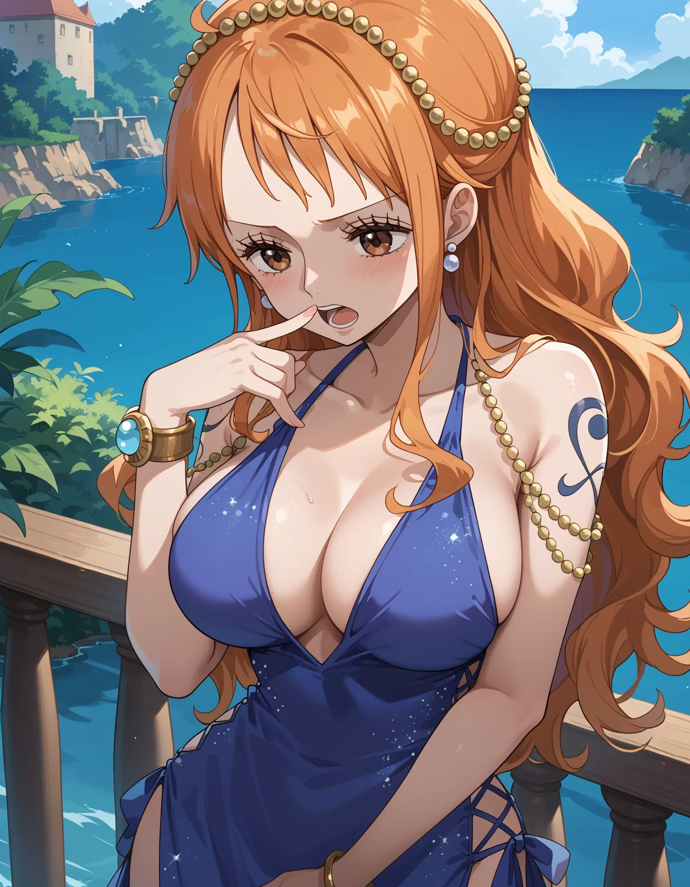 ワンピースに登場するナミちゃんのエッチなAI画像500枚！(5ページ目)の35枚目の画像です。