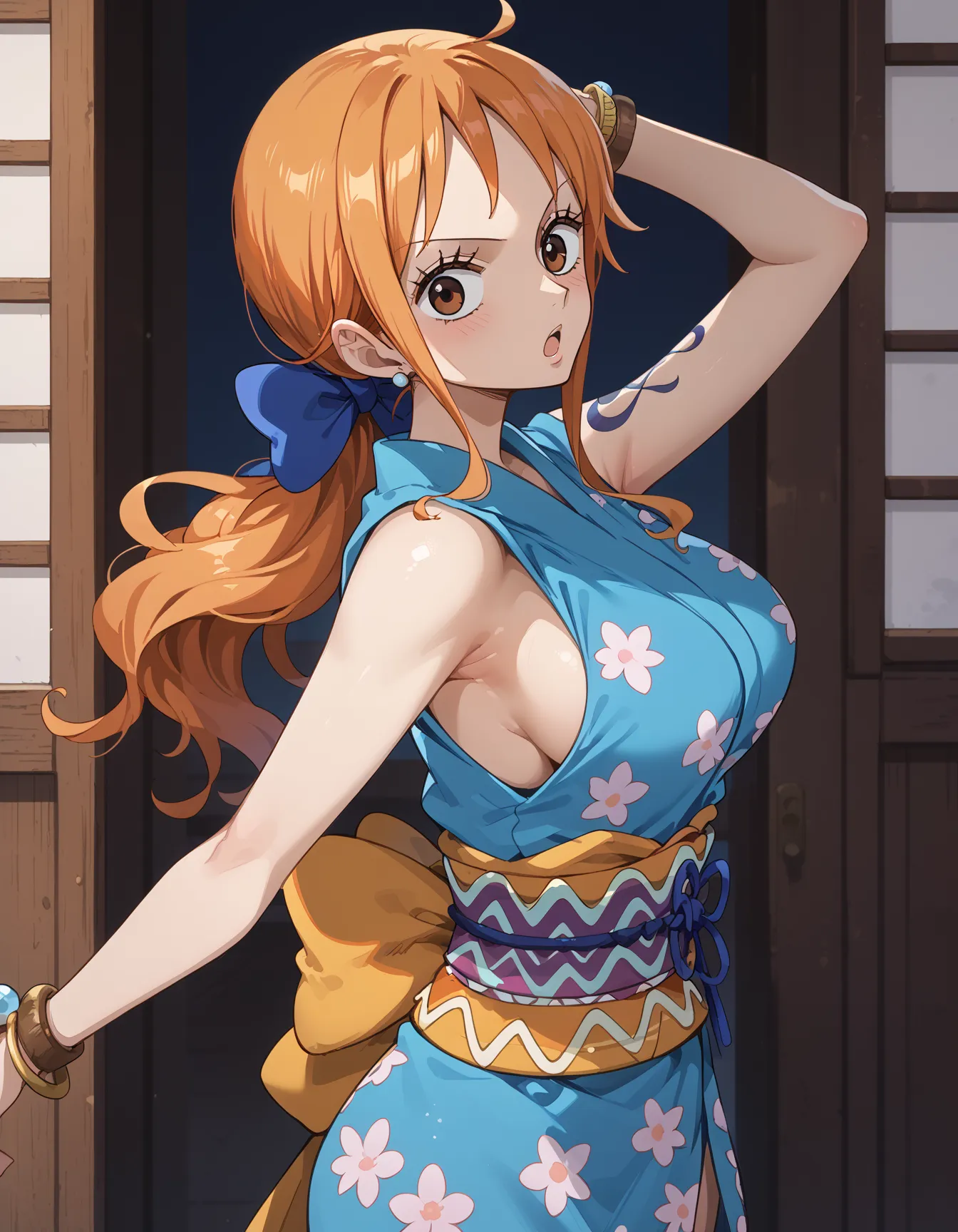 ワンピースに登場するナミちゃんのエッチなAI画像500枚！(6ページ目)の7枚目の画像です。