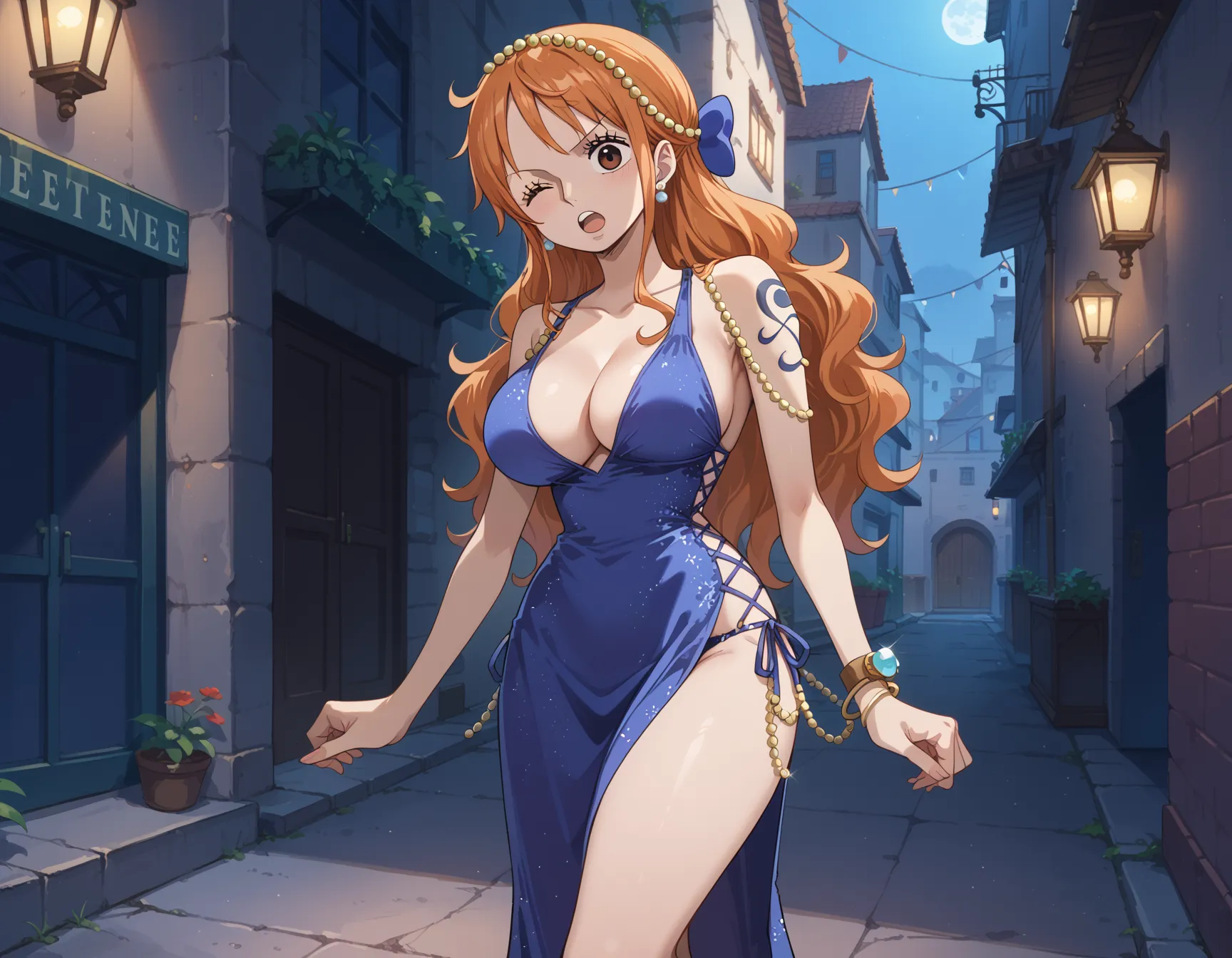 ワンピースに登場するナミちゃんのエッチなAI画像500枚！(6ページ目)の9枚目の画像です。