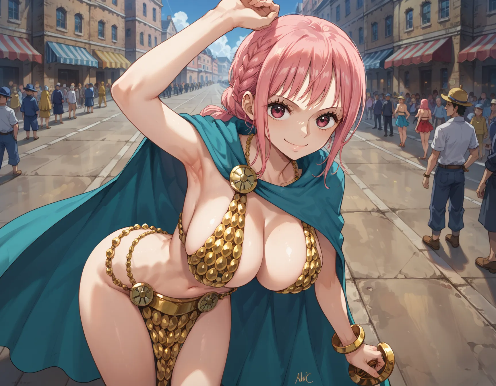 ワンピースに登場するレベッカちゃんのエッチなAI画像436枚！(6ページ目)の2枚目の画像です。