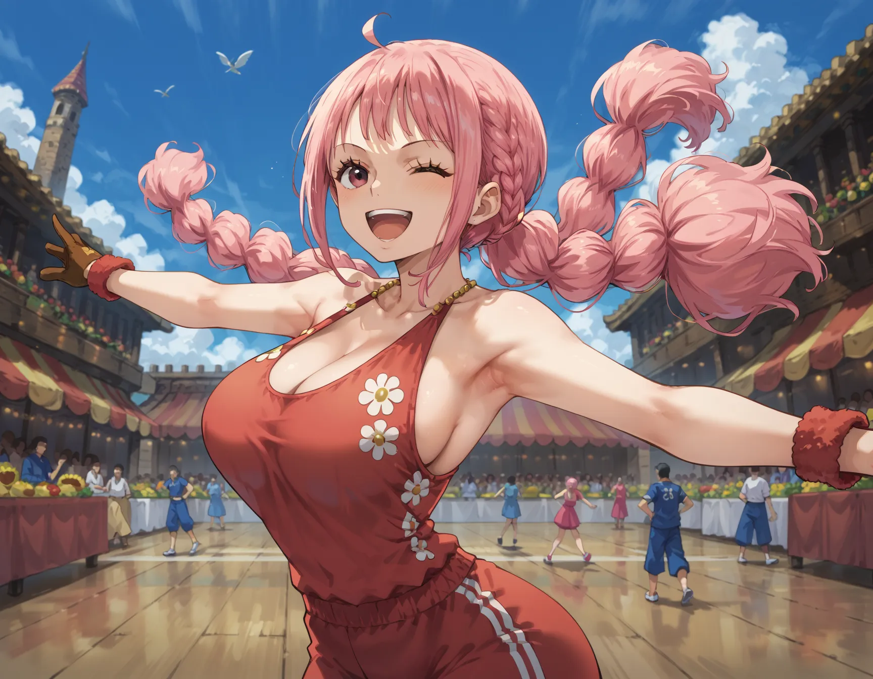 ワンピースに登場するレベッカちゃんのエッチなAI画像436枚！(9ページ目)の24枚目の画像です。