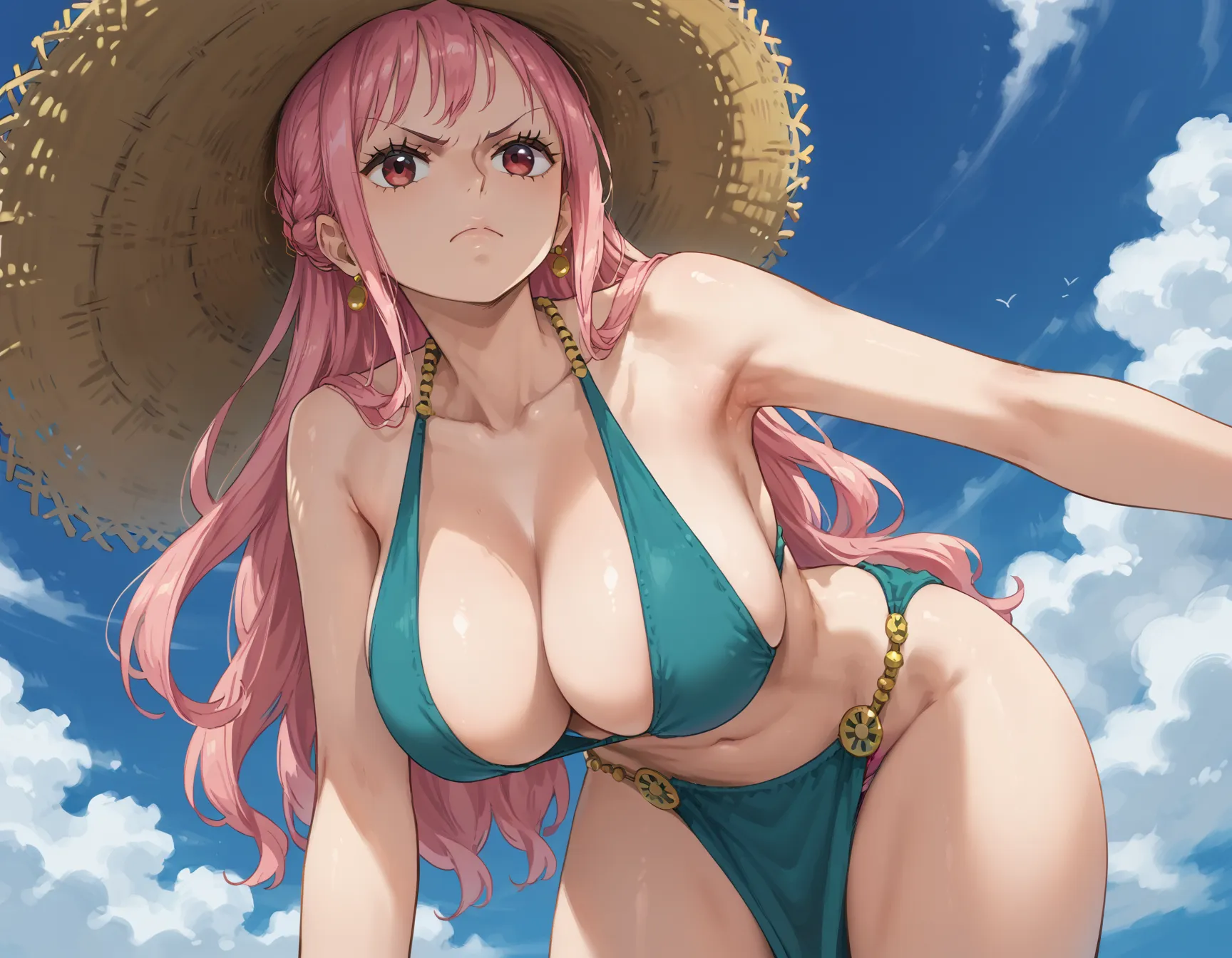 ワンピースに登場するレベッカちゃんのエッチなAI画像436枚！(10ページ目)の24枚目の画像です。