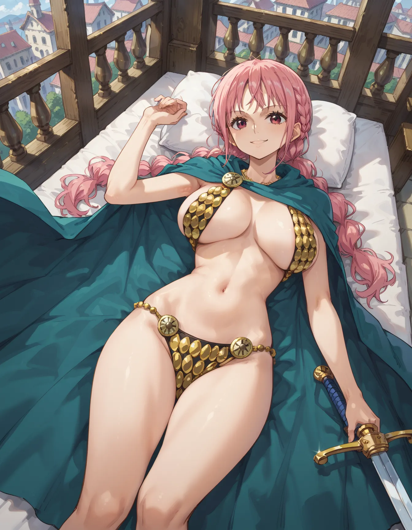 ワンピースに登場するレベッカちゃんのエッチなAI画像436枚！(4ページ目)の11枚目の画像です。