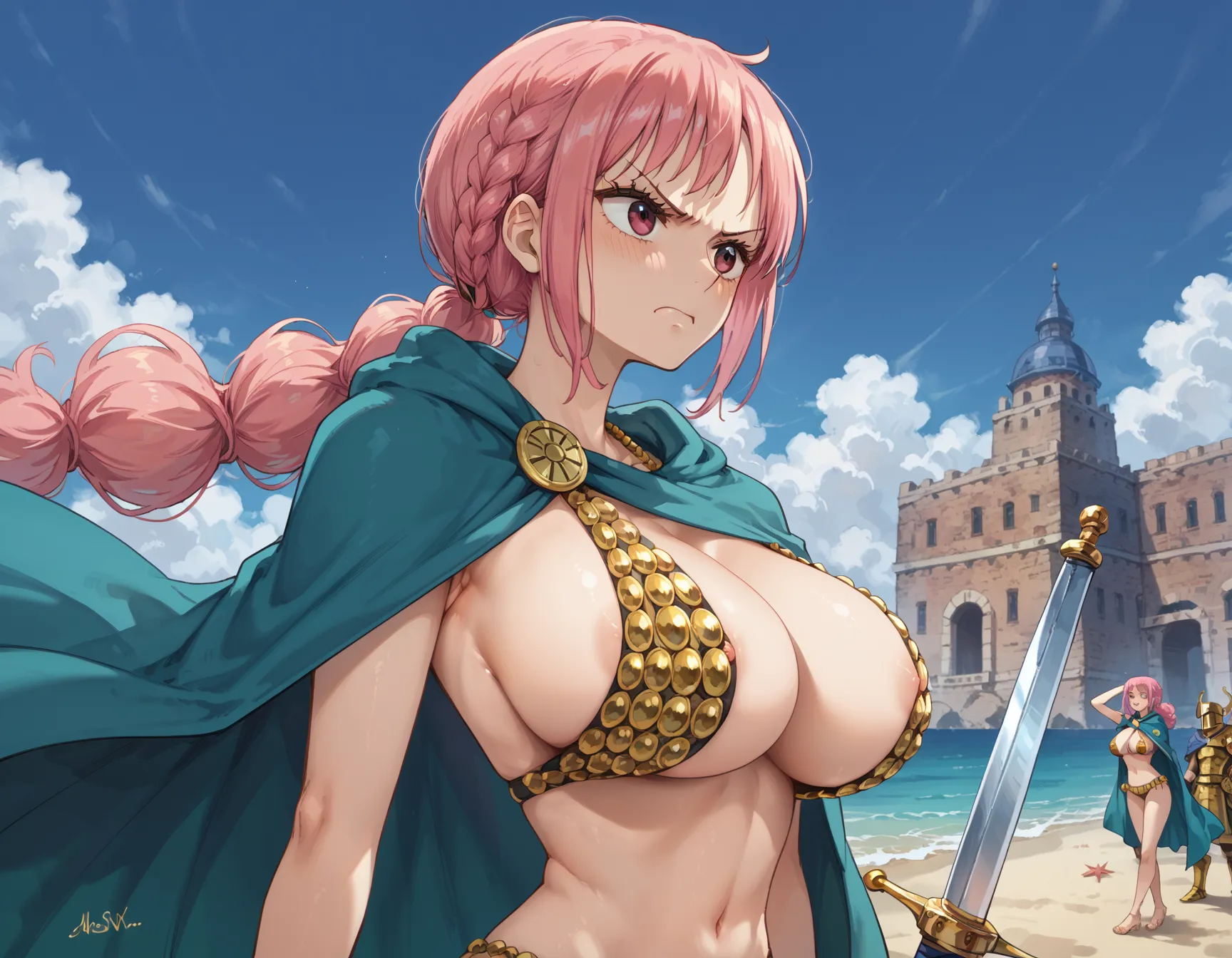 ワンピースに登場するレベッカちゃんのエッチなAI画像436枚！(5ページ目)の27枚目の画像です。