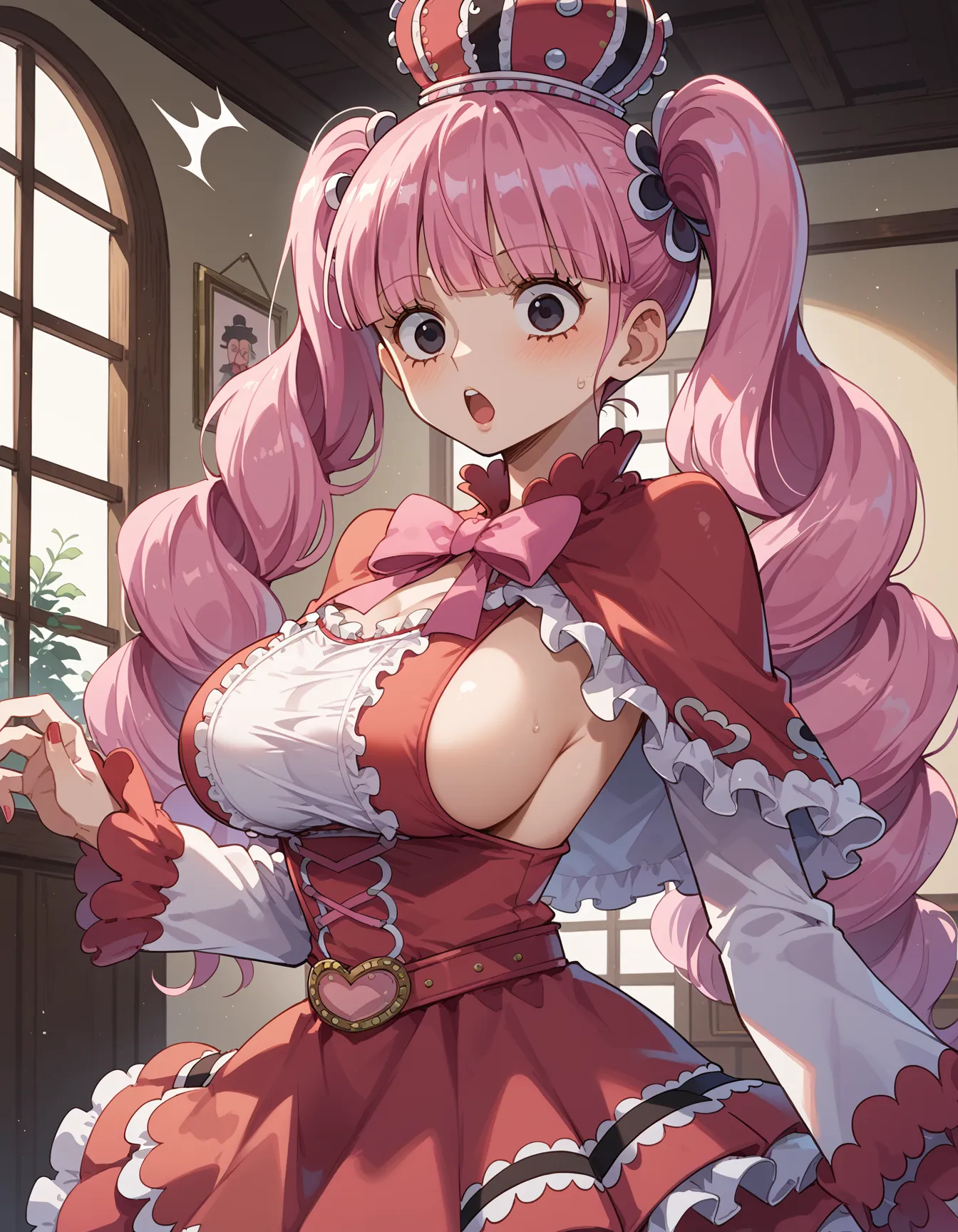 ワンピースに登場するペローナちゃんのエッチなAI画像411枚！の4枚目の画像です。