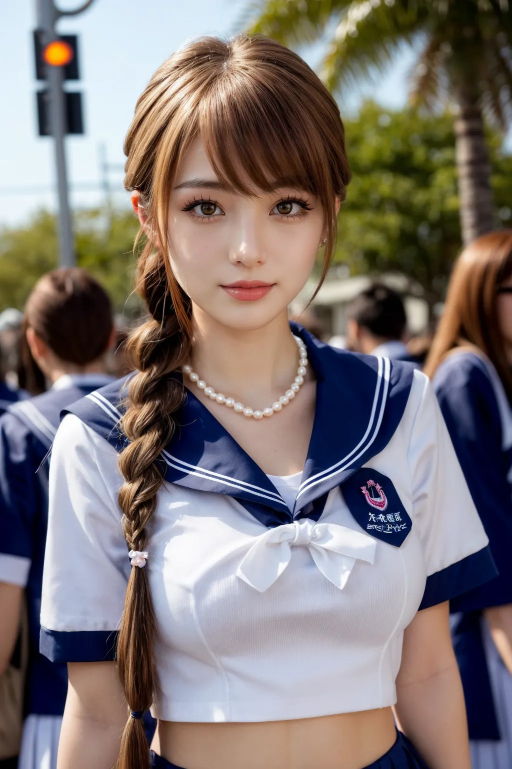 ド派手でエッチなJK達が誘ってくる？！妄想を詰め込んだAI画像400枚！の36枚目の画像です。