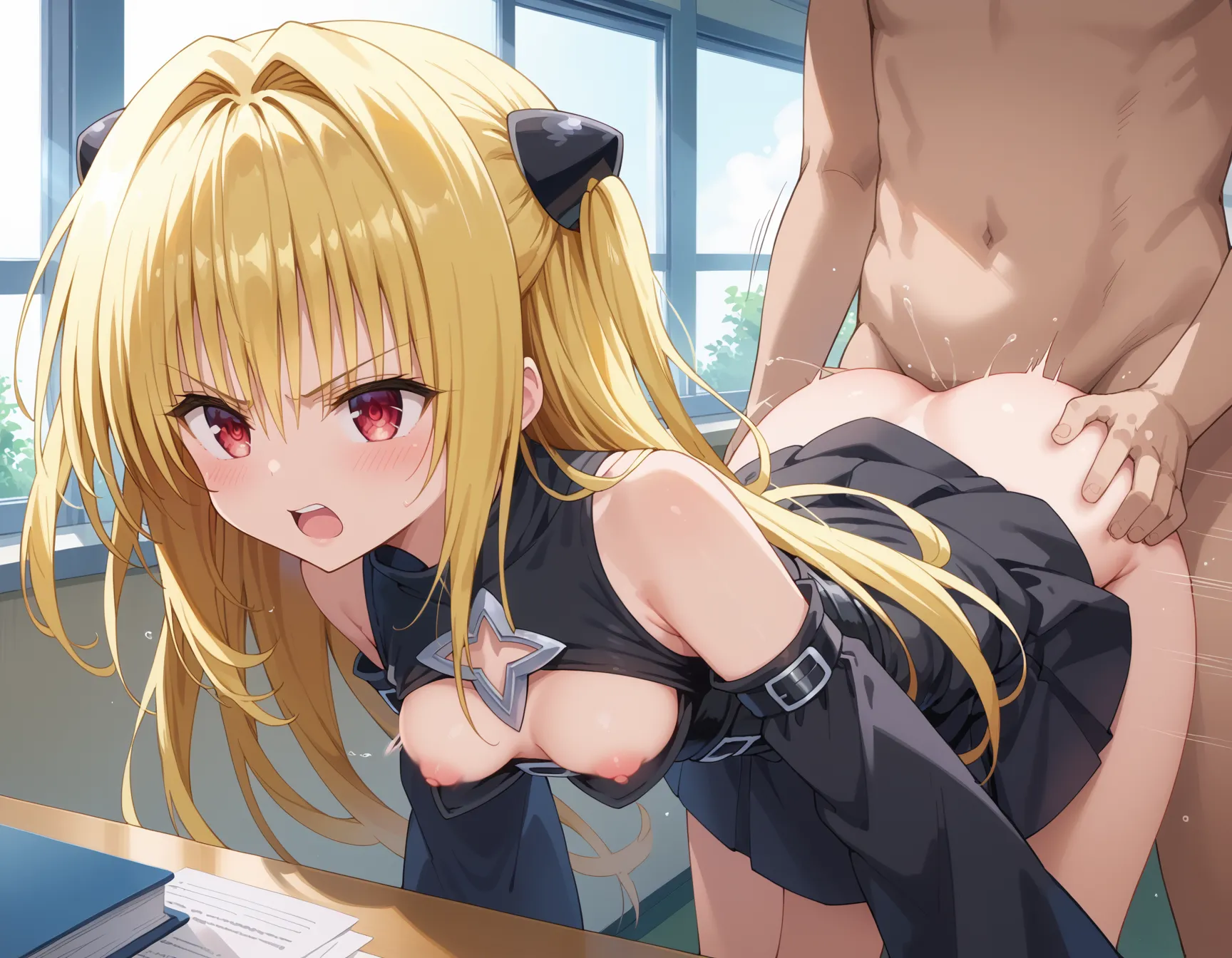 ToLOVEるに登場するヤミちゃんのエッチなAI画像480枚！の26枚目の画像です。