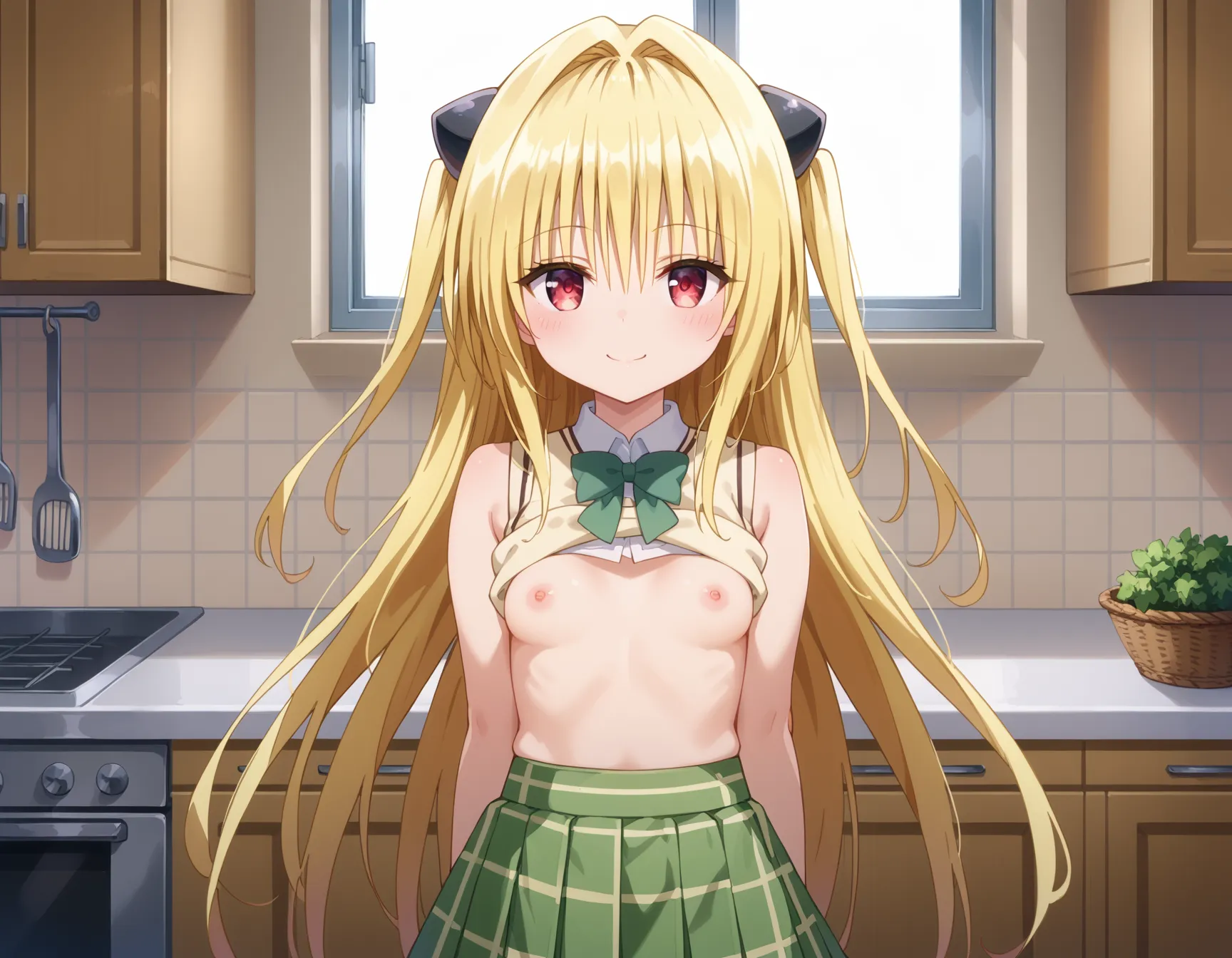 ToLOVEるに登場するヤミちゃんのエッチなAI画像480枚！(7ページ目)の2枚目の画像です。
