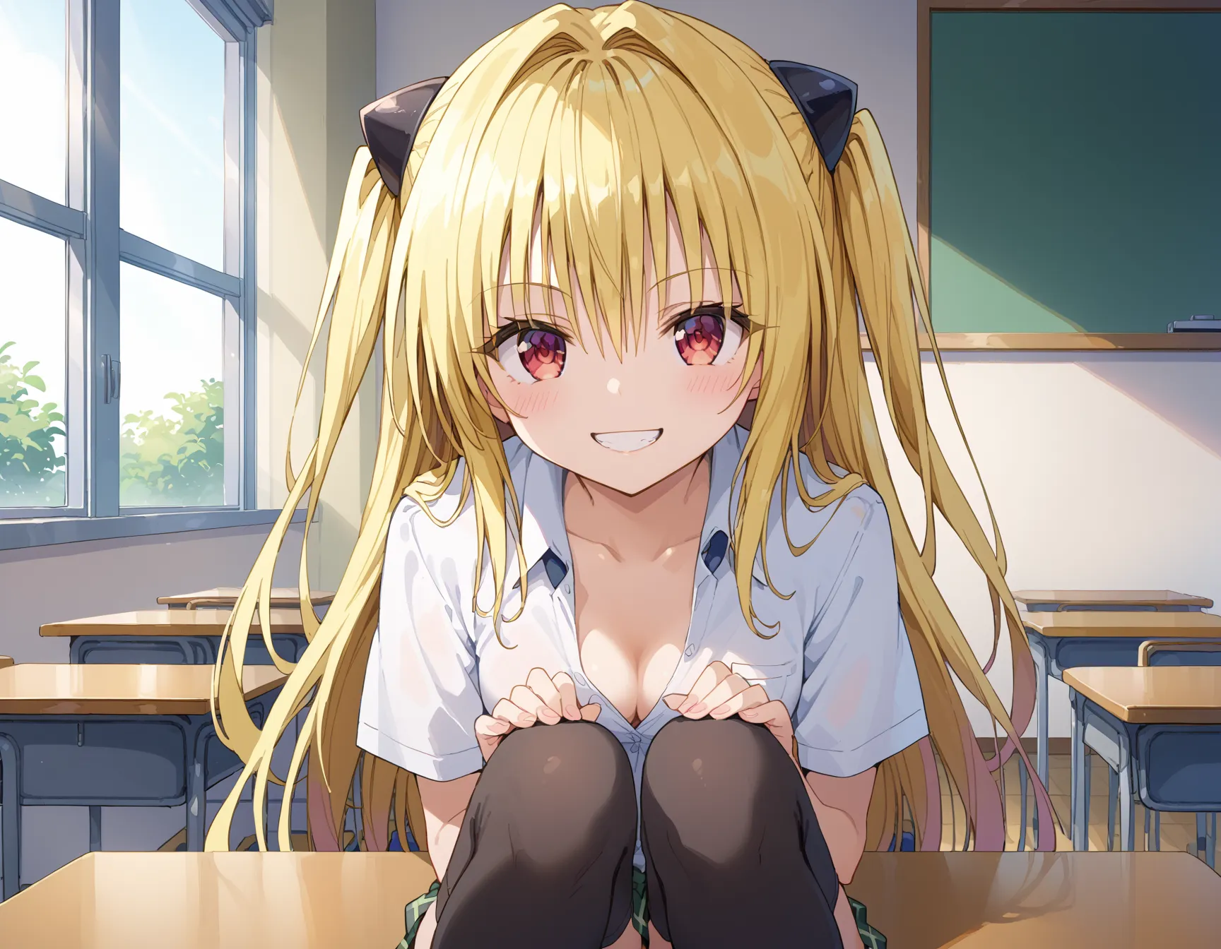 ToLOVEるに登場するヤミちゃんのエッチなAI画像480枚！(7ページ目)の7枚目の画像です。