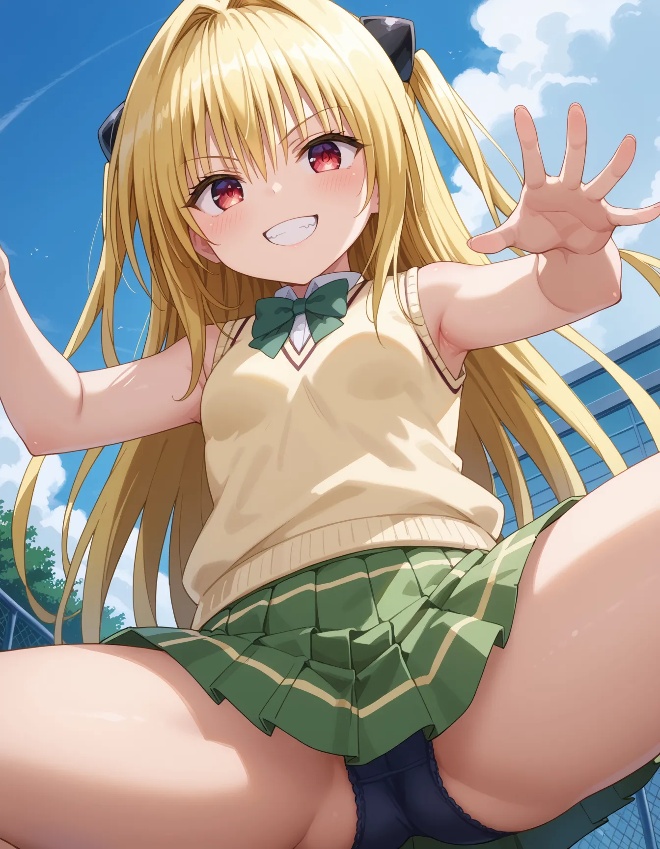 ToLOVEるに登場するヤミちゃんのエッチなAI画像480枚！(7ページ目)の18枚目の画像です。