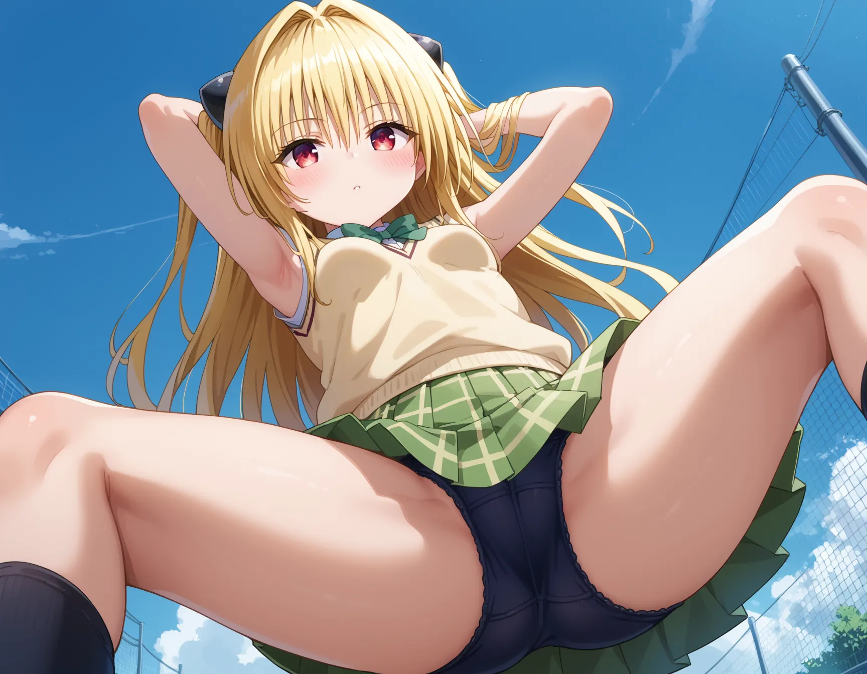 ToLOVEるに登場するヤミちゃんのエッチなAI画像480枚！(7ページ目)の28枚目の画像です。