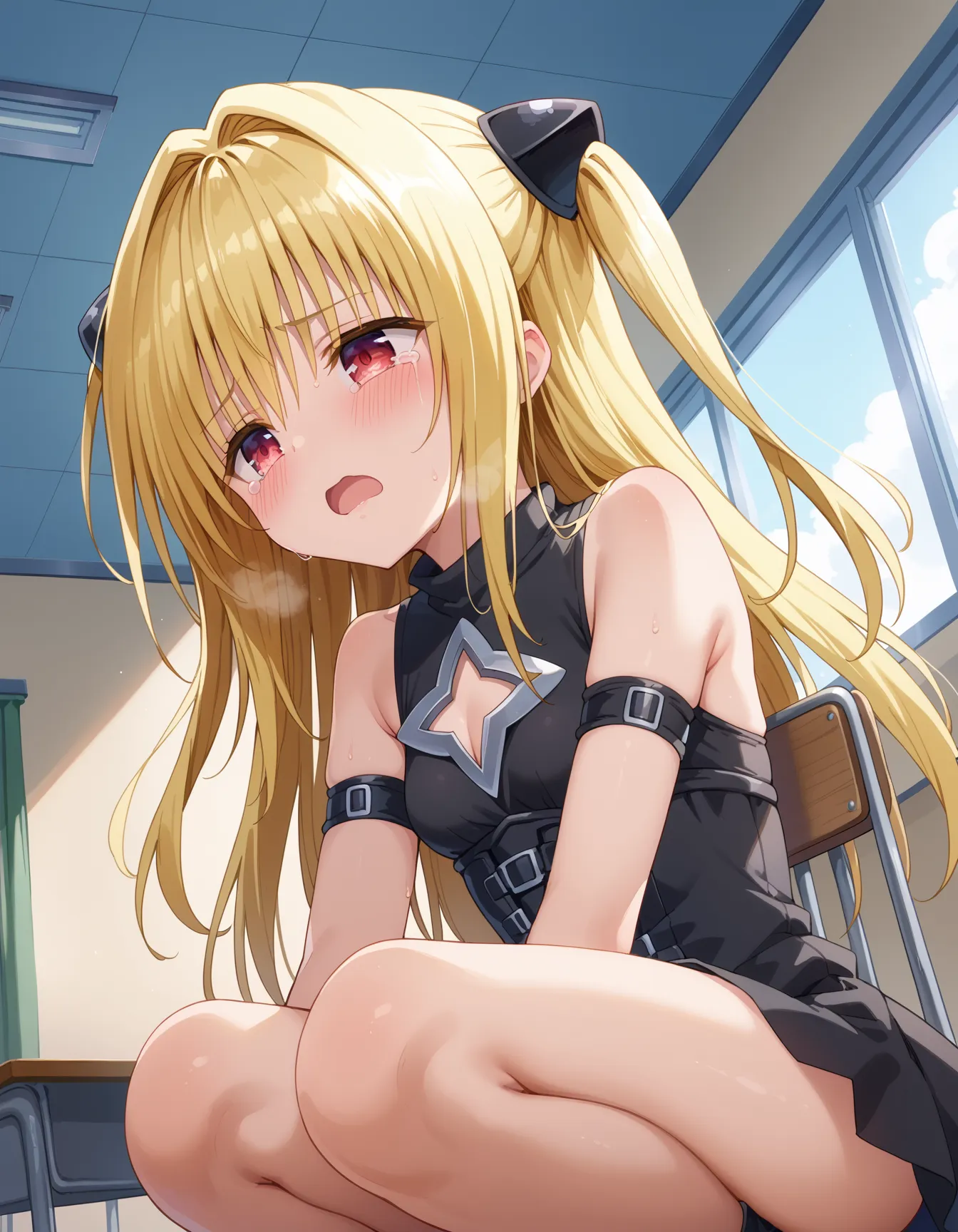 ToLOVEるに登場するヤミちゃんのエッチなAI画像480枚！(8ページ目)の24枚目の画像です。