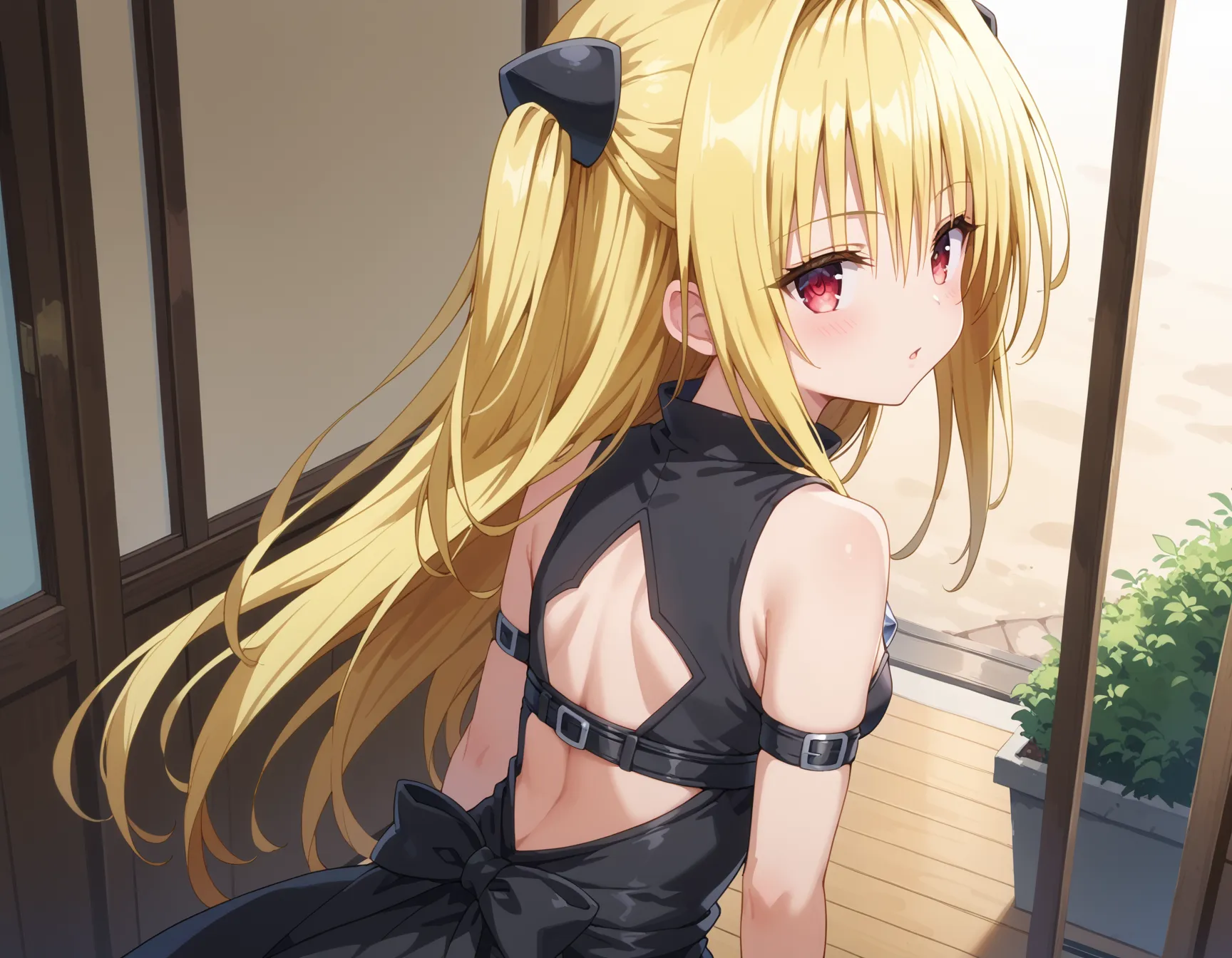 ToLOVEるに登場するヤミちゃんのエッチなAI画像480枚！(8ページ目)の25枚目の画像です。