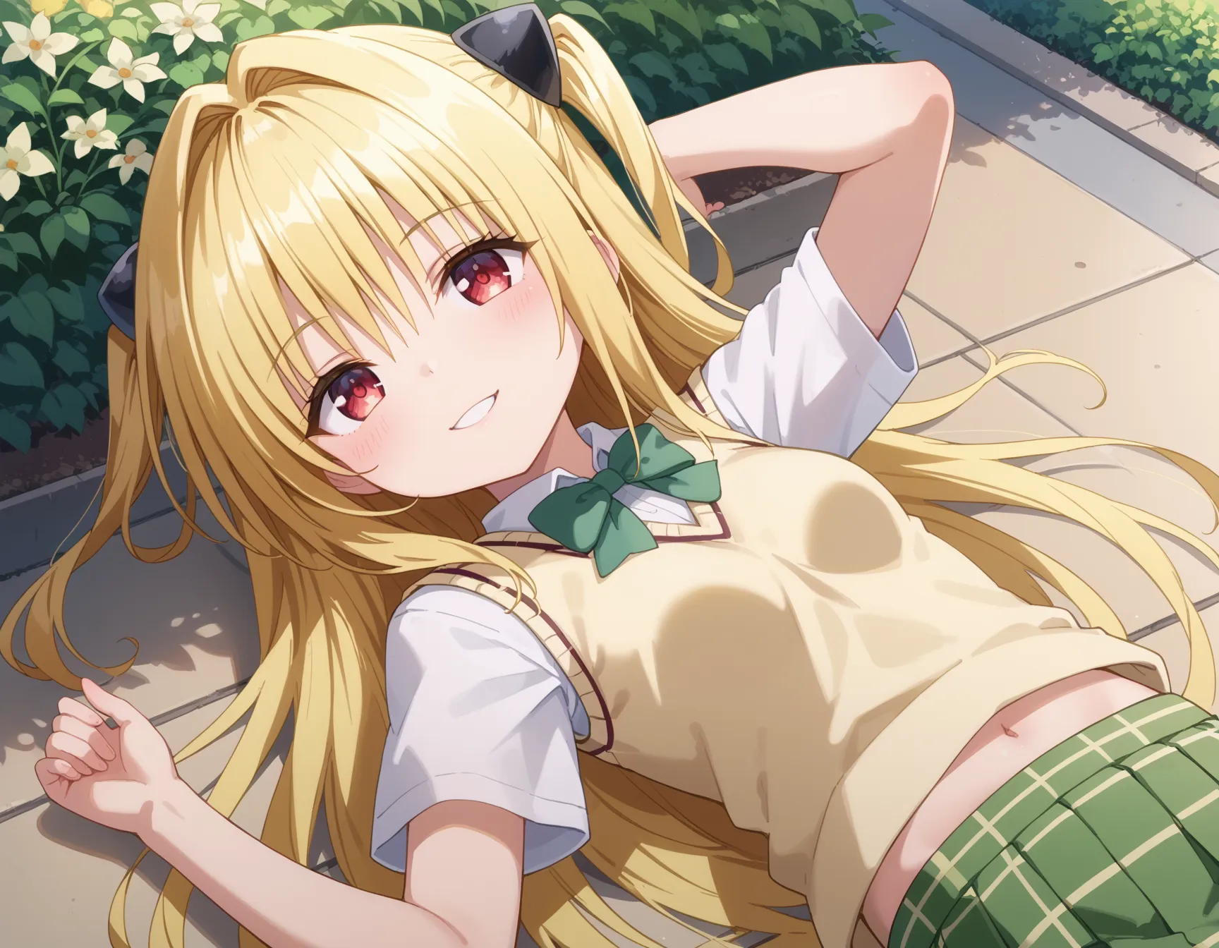 ToLOVEるに登場するヤミちゃんのエッチなAI画像480枚！(9ページ目)の3枚目の画像です。