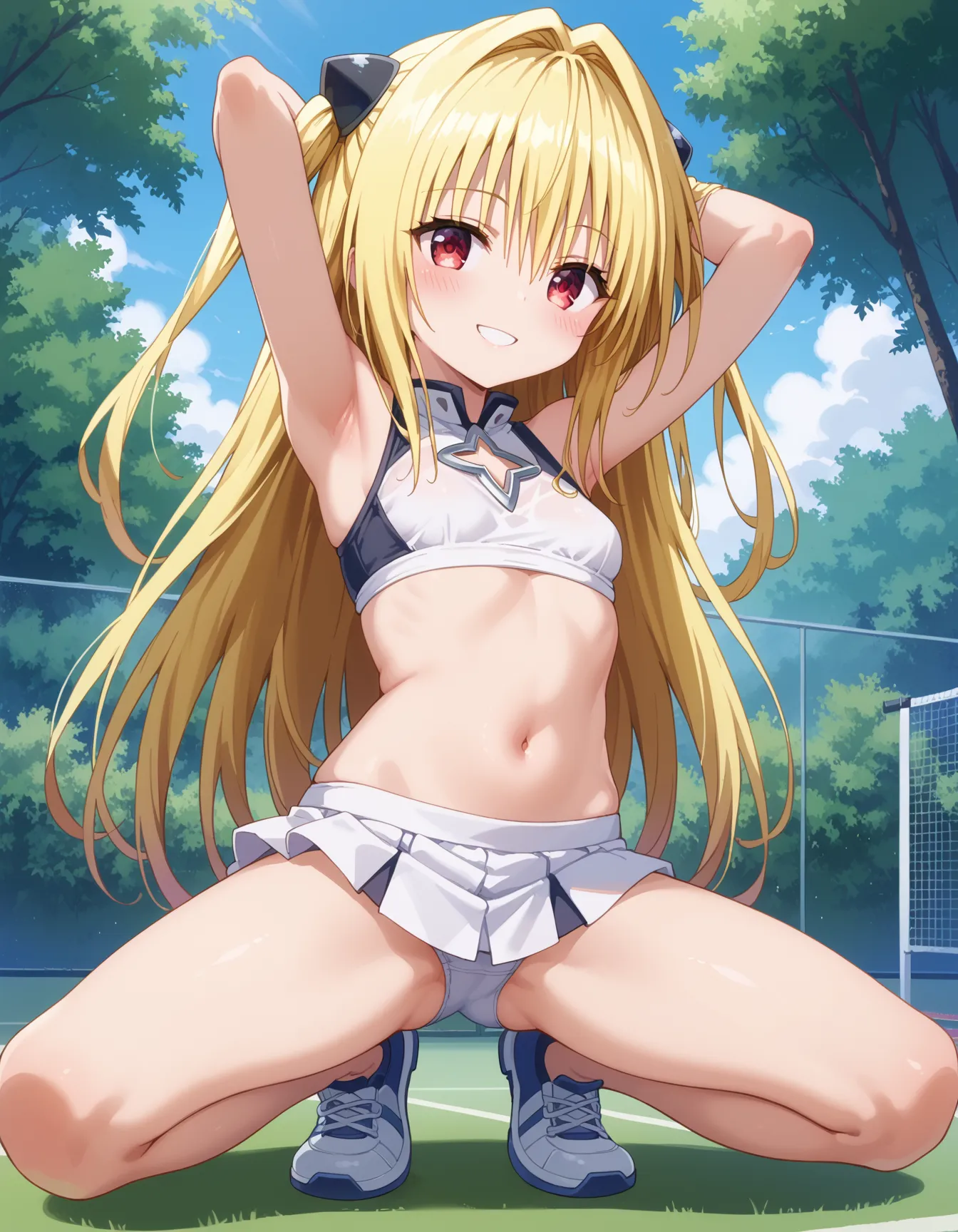 ToLOVEるに登場するヤミちゃんのエッチなAI画像480枚！(9ページ目)の6枚目の画像です。