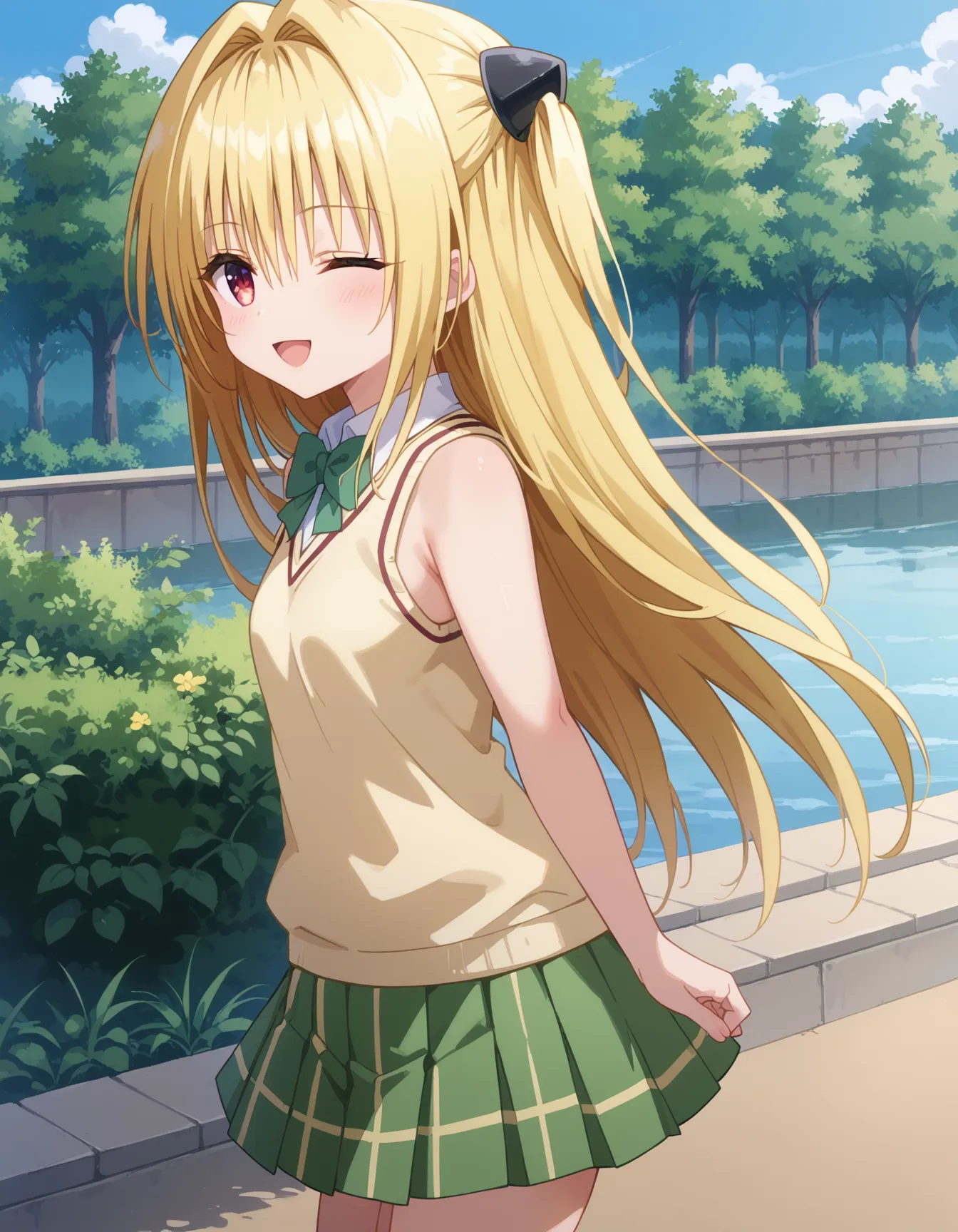 ToLOVEるに登場するヤミちゃんのエッチなAI画像480枚！(9ページ目)の7枚目の画像です。