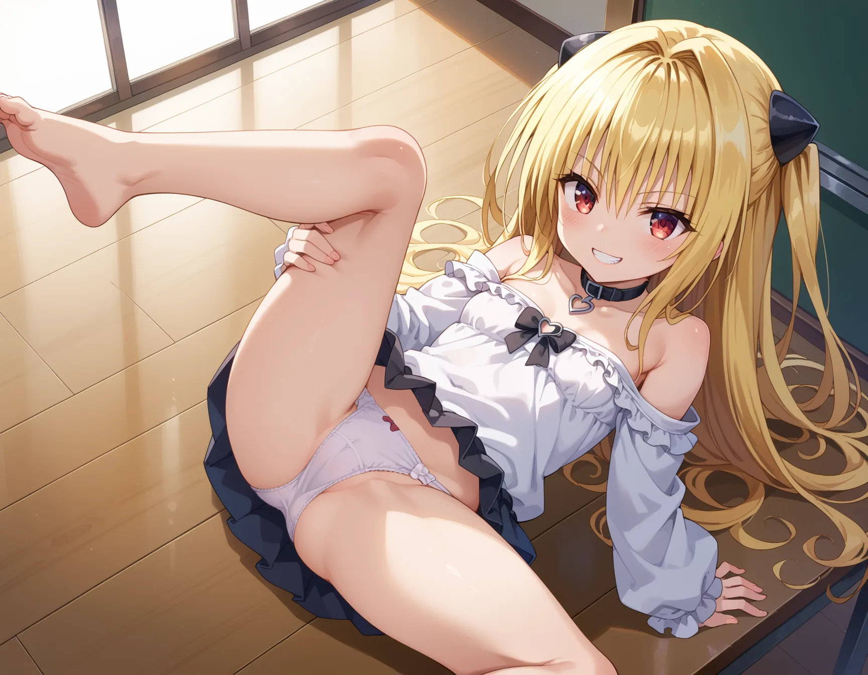 ToLOVEるに登場するヤミちゃんのエッチなAI画像480枚！(9ページ目)の18枚目の画像です。