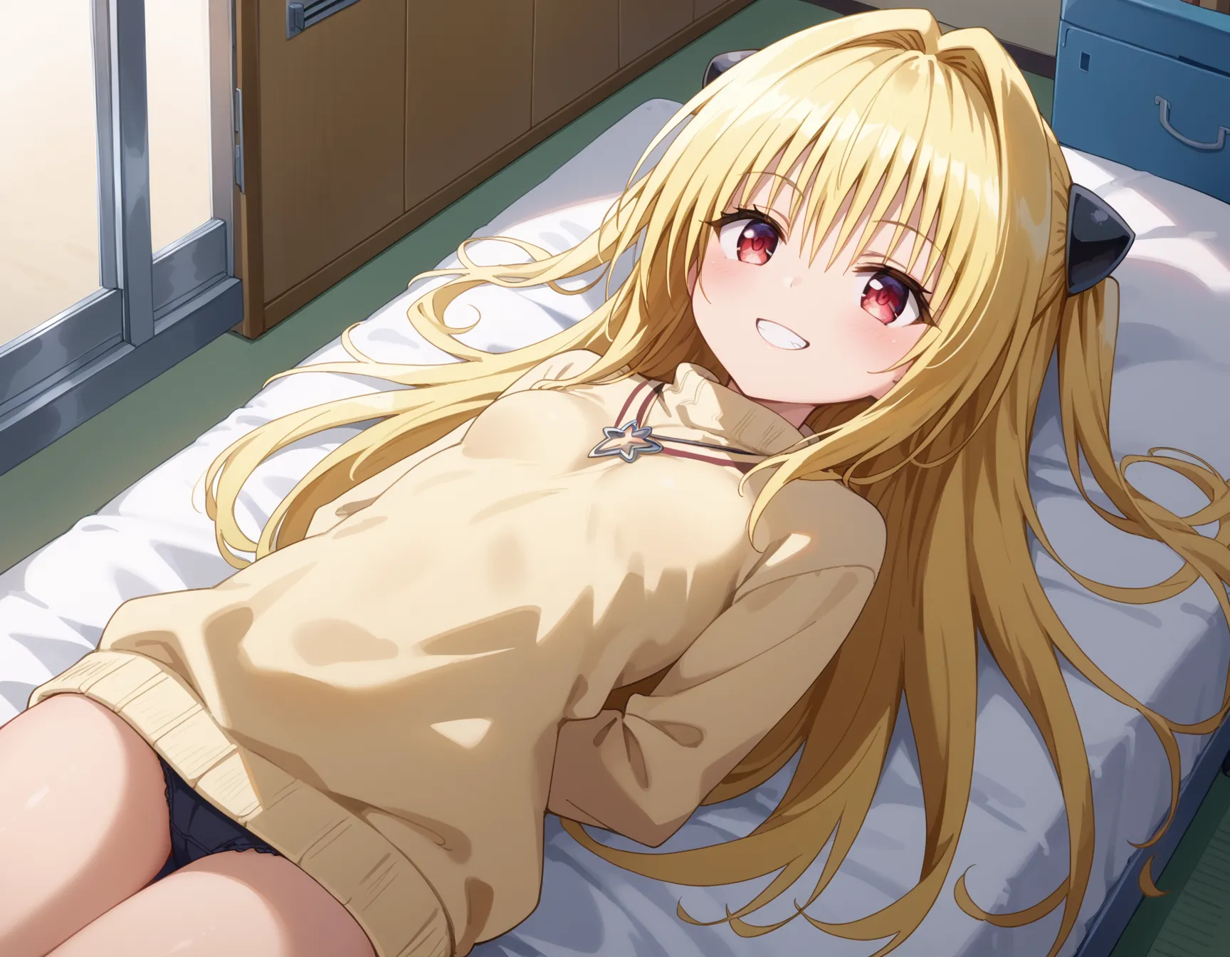 ToLOVEるに登場するヤミちゃんのエッチなAI画像480枚！(9ページ目)の28枚目の画像です。