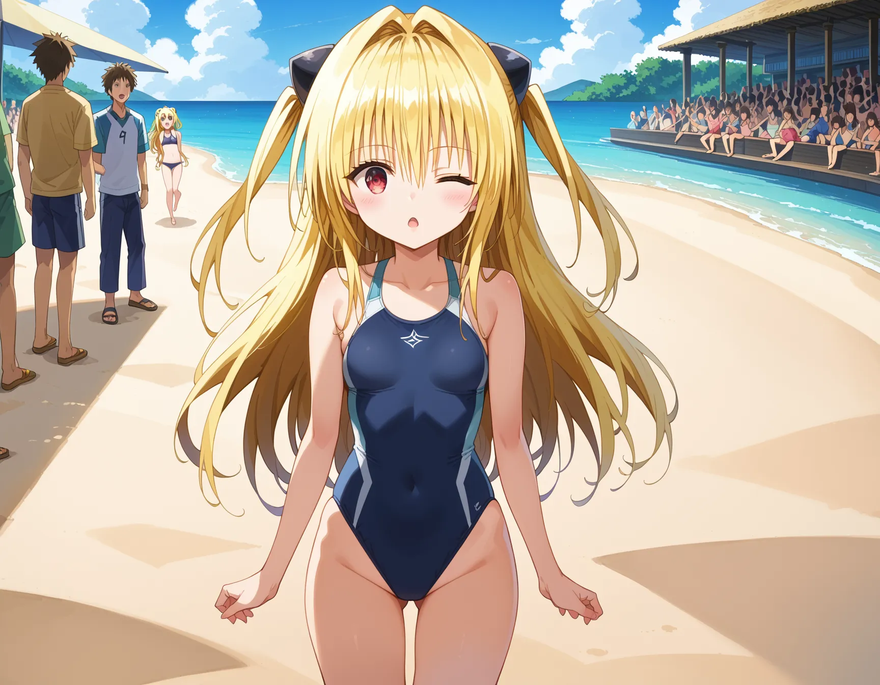 ToLOVEるに登場するヤミちゃんのエッチなAI画像480枚！(9ページ目)の39枚目の画像です。