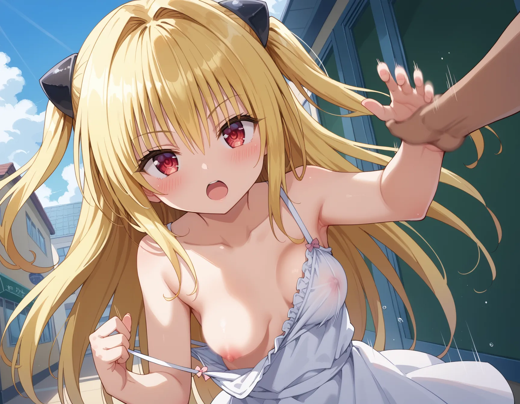 ToLOVEるに登場するヤミちゃんのエッチなAI画像480枚！(10ページ目)の2枚目の画像です。