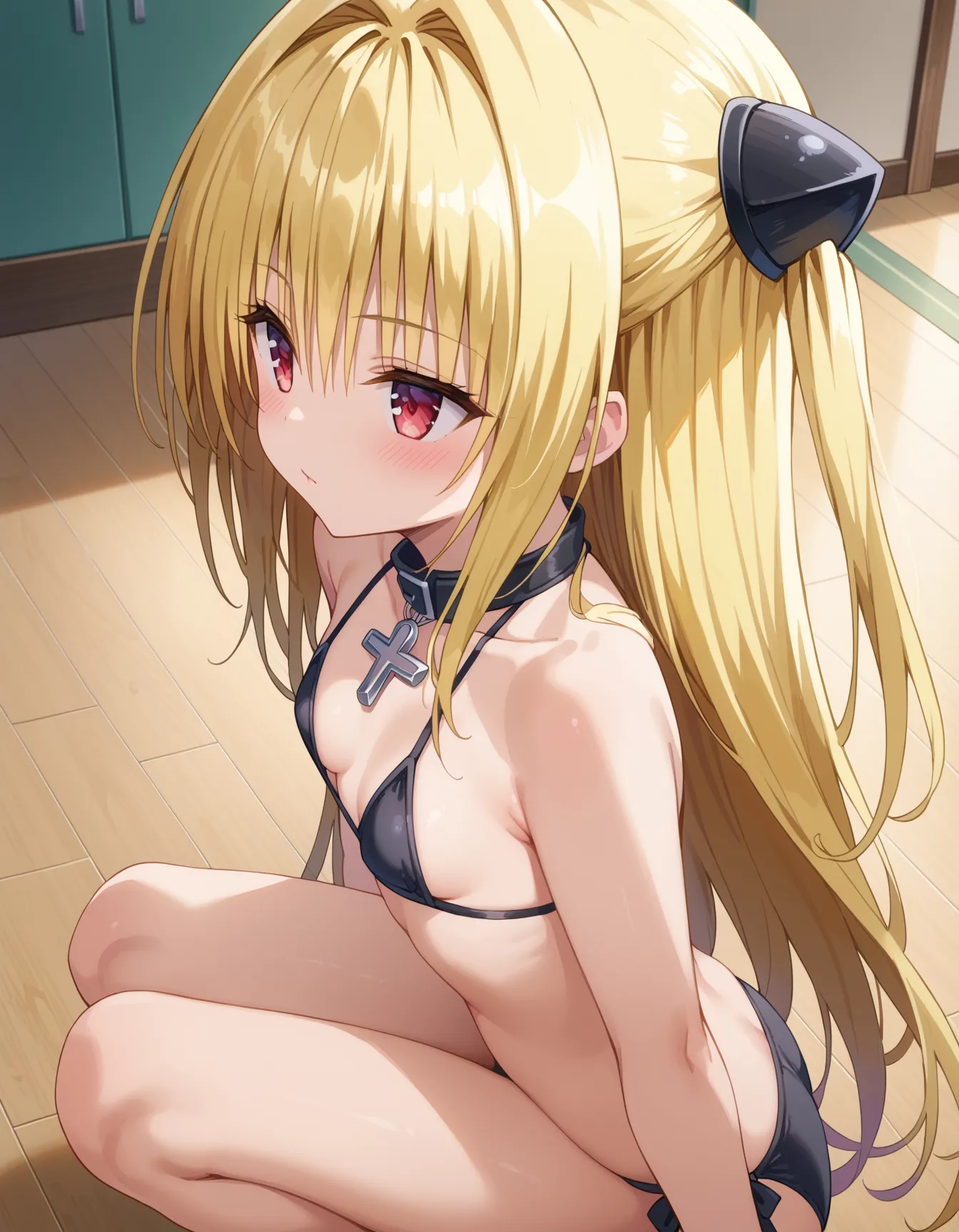 ToLOVEるに登場するヤミちゃんのエッチなAI画像480枚！(10ページ目)の12枚目の画像です。