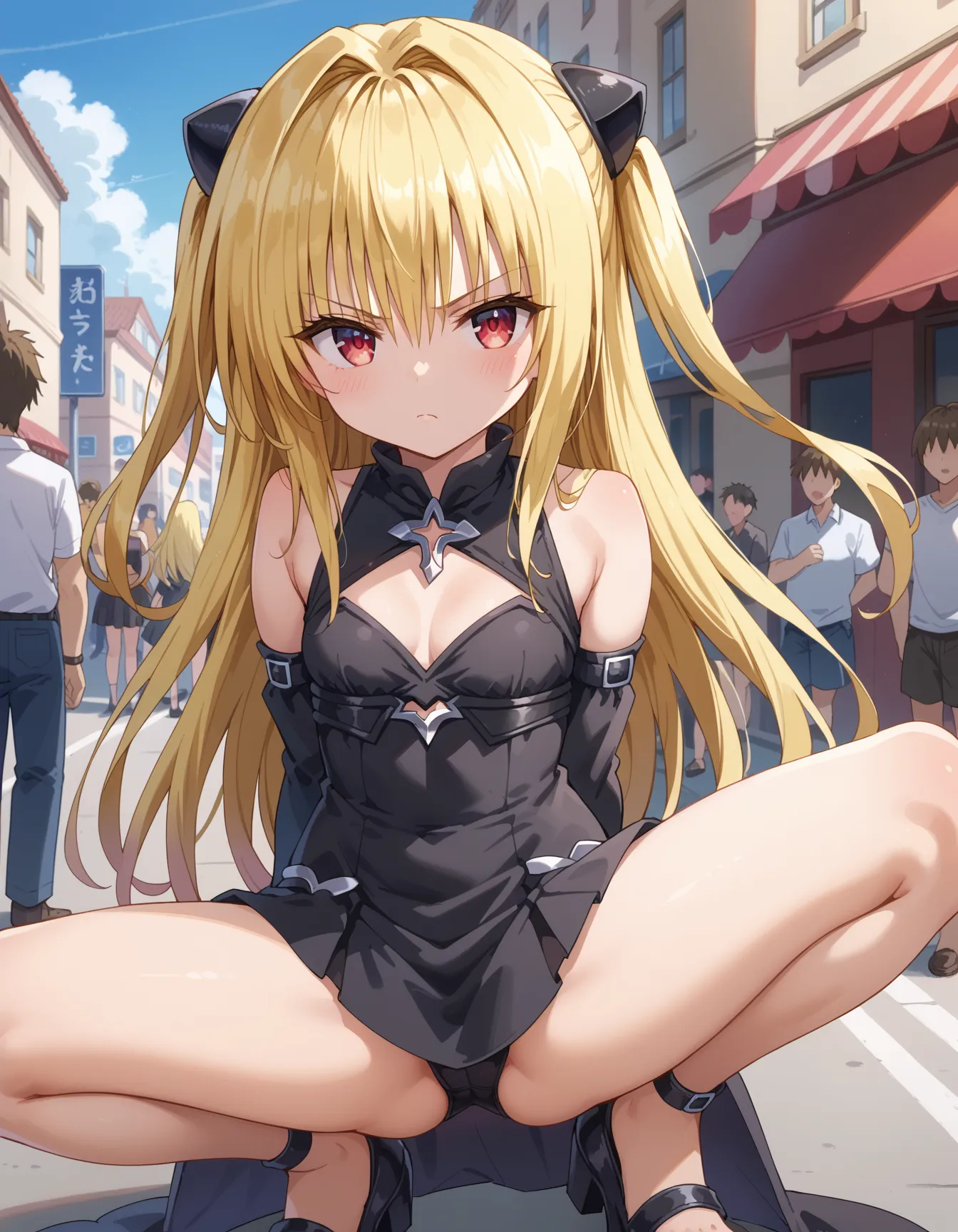 ToLOVEるに登場するヤミちゃんのエッチなAI画像480枚！(10ページ目)の27枚目の画像です。