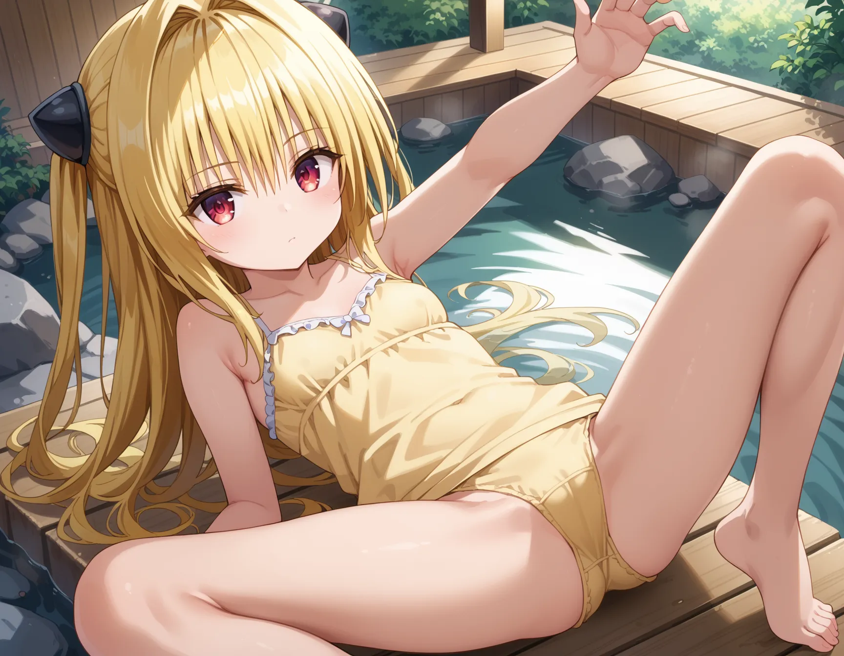 ToLOVEるに登場するヤミちゃんのエッチなAI画像480枚！(10ページ目)の34枚目の画像です。