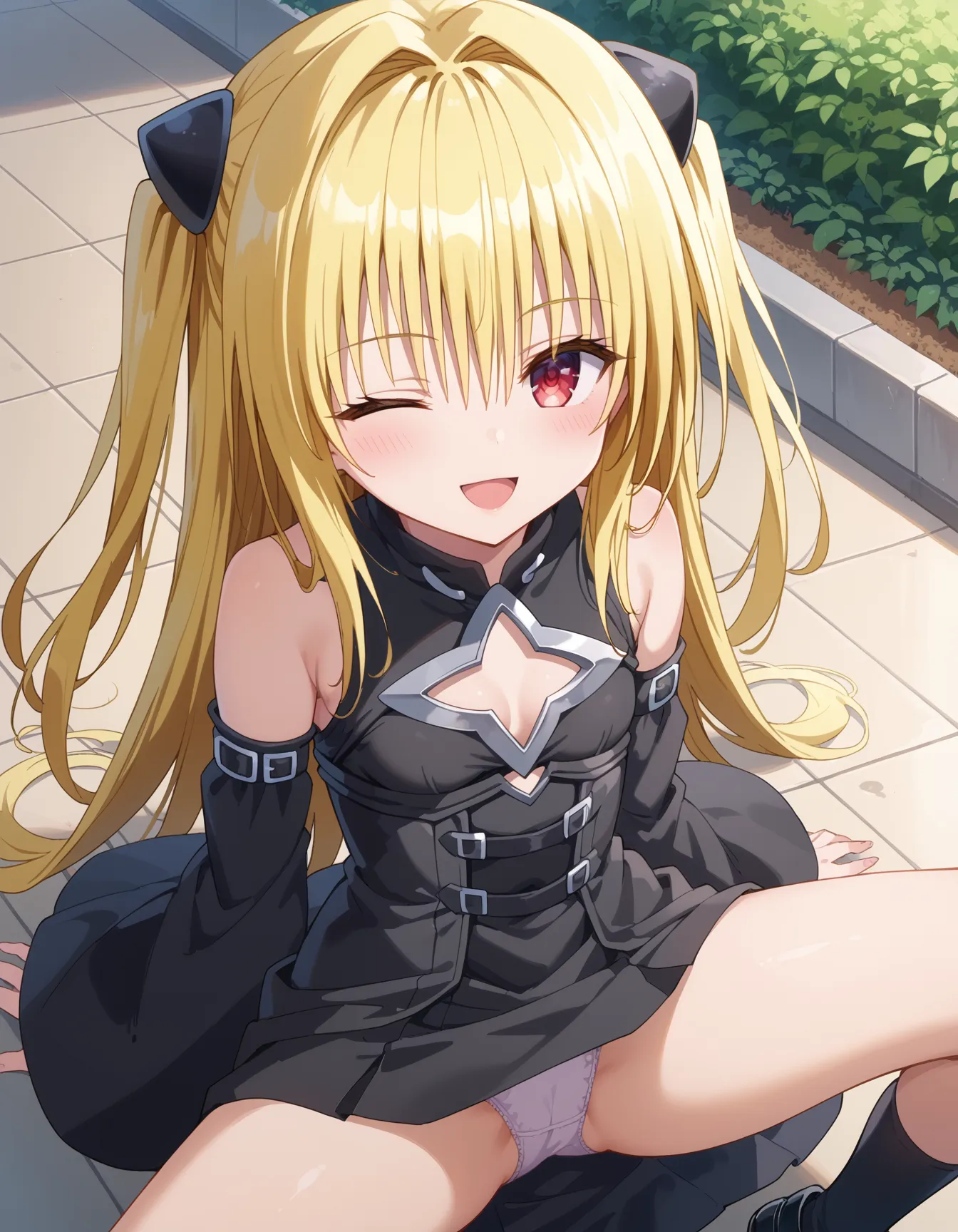 ToLOVEるに登場するヤミちゃんのエッチなAI画像480枚！(11ページ目)の10枚目の画像です。