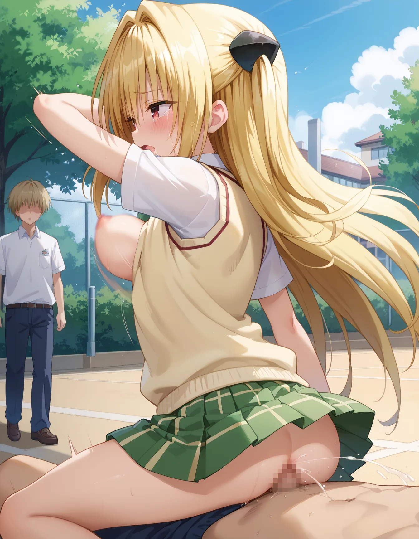 ToLOVEるに登場するヤミちゃんのエッチなAI画像480枚！(11ページ目)の11枚目の画像です。