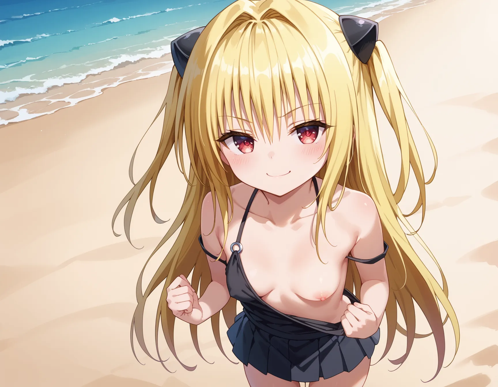 ToLOVEるに登場するヤミちゃんのエッチなAI画像480枚！(12ページ目)の31枚目の画像です。