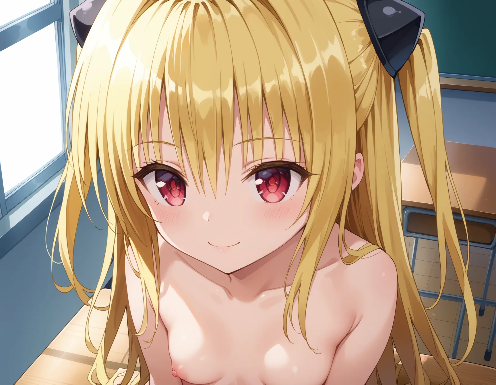 ToLOVEるに登場するヤミちゃんのエッチなAI画像480枚！(2ページ目)の32枚目の画像です。