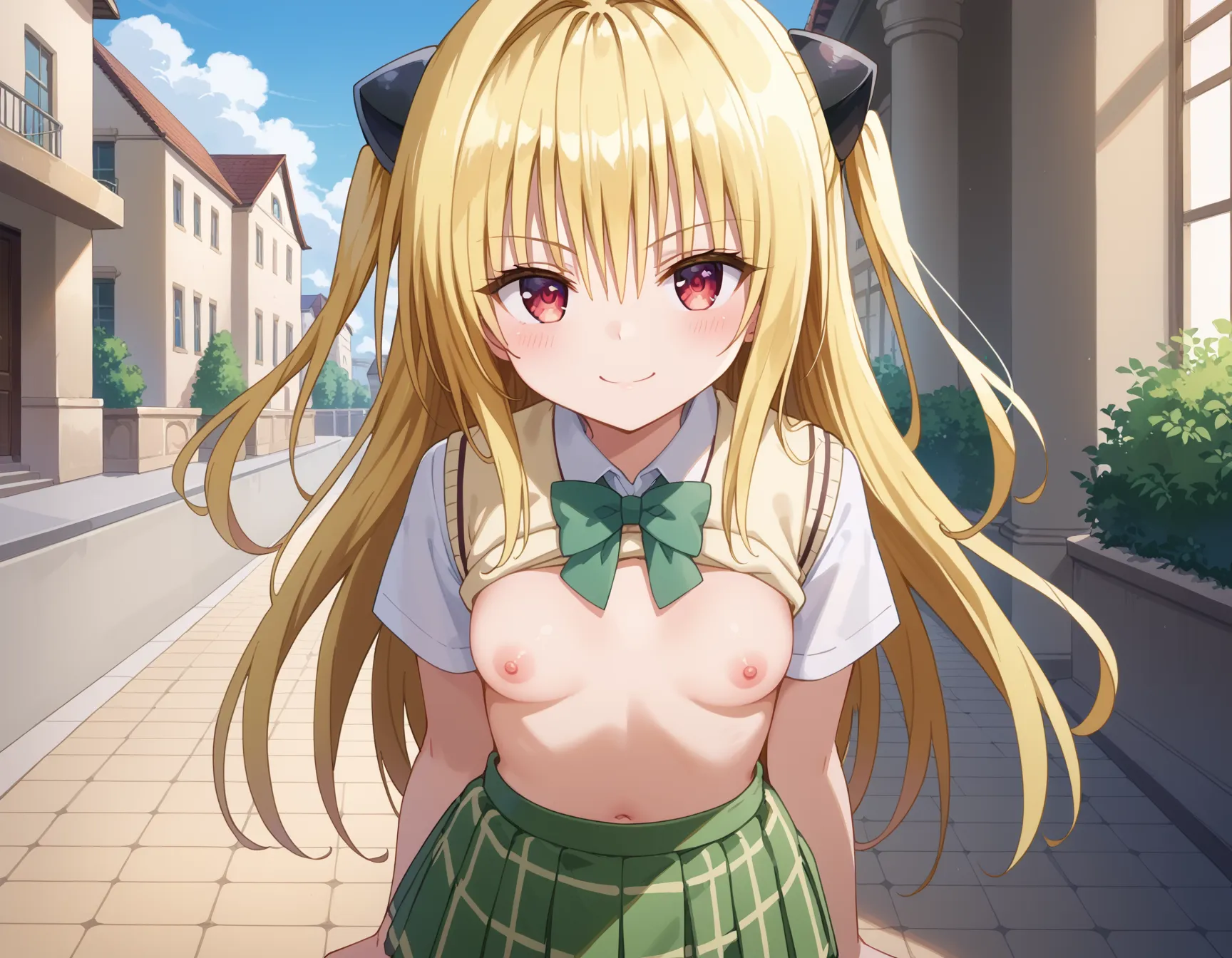 ToLOVEるに登場するヤミちゃんのエッチなAI画像480枚！(3ページ目)の33枚目の画像です。