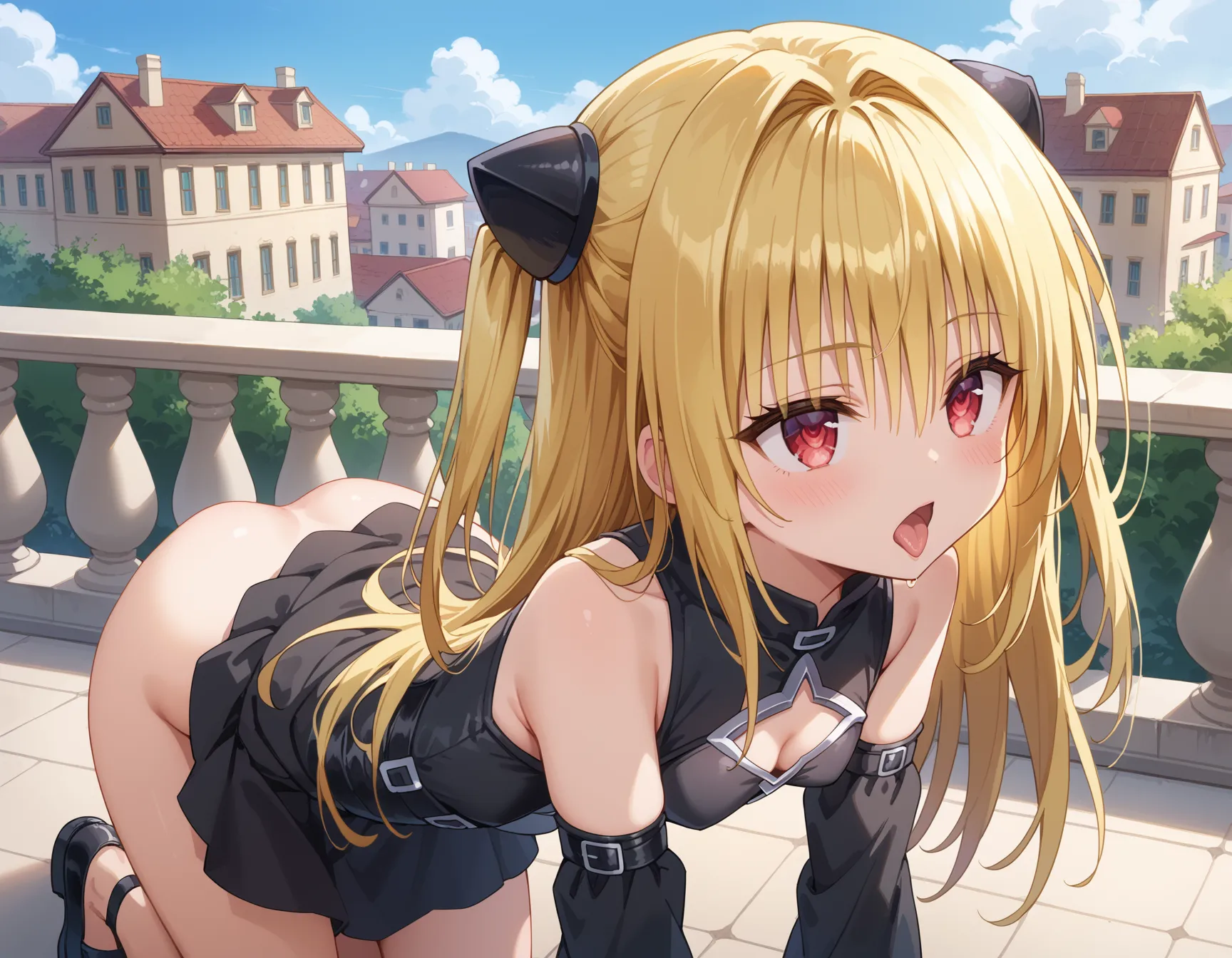 ToLOVEるに登場するヤミちゃんのエッチなAI画像480枚！の19枚目の画像です。