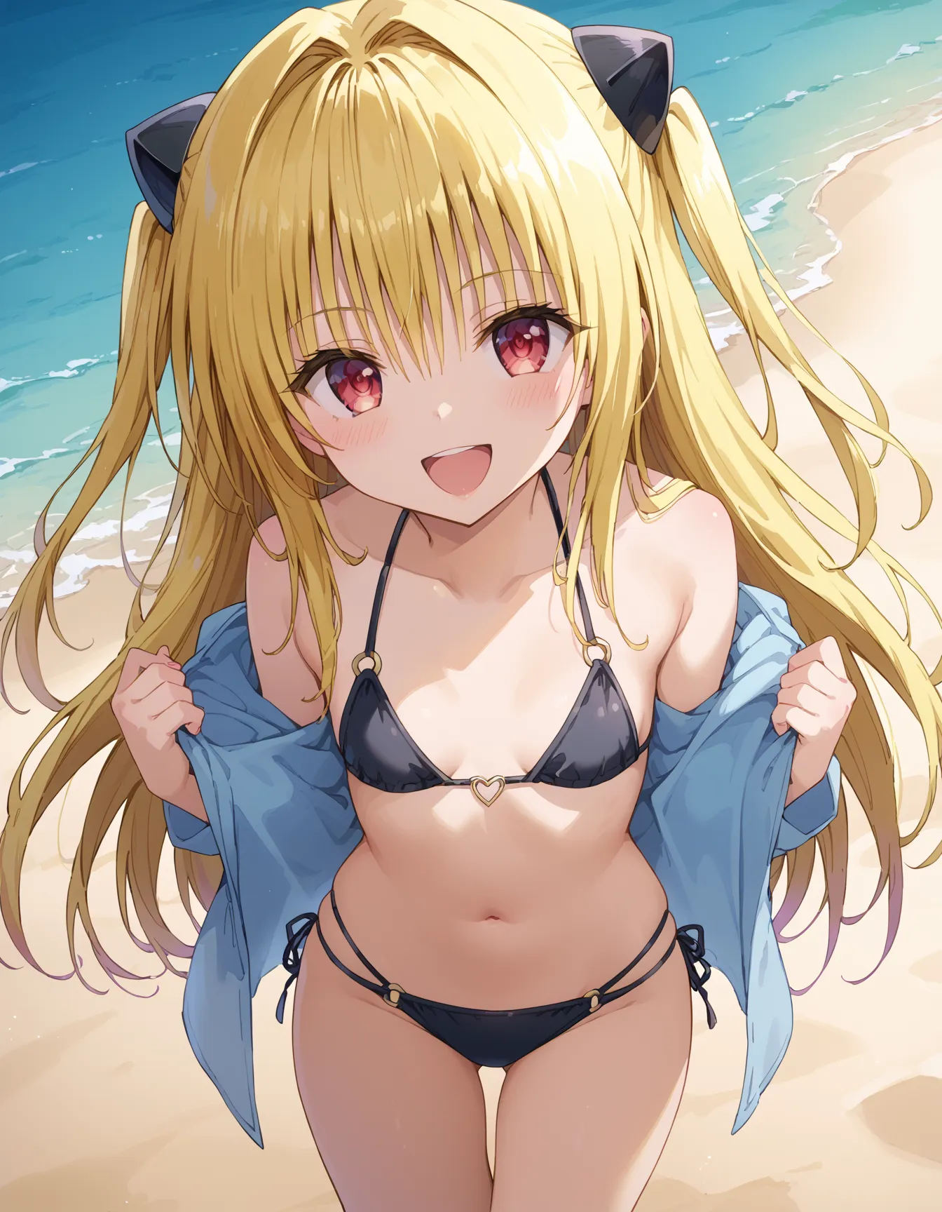 ToLOVEるに登場するヤミちゃんのエッチなAI画像480枚！(4ページ目)の12枚目の画像です。