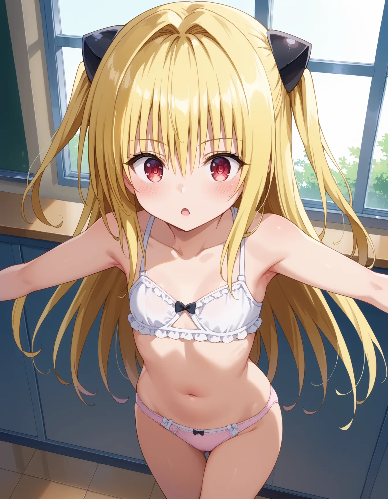 ToLOVEるに登場するヤミちゃんのエッチなAI画像480枚！(4ページ目)の16枚目の画像です。