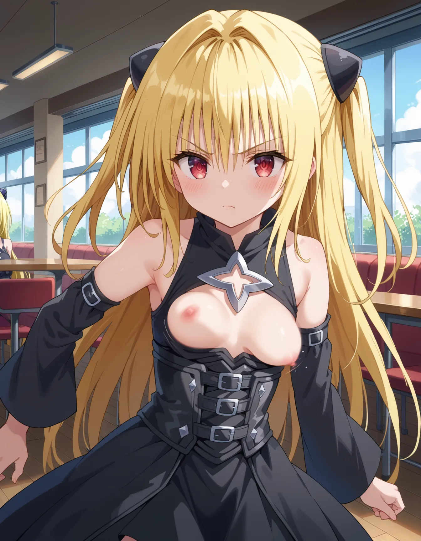 ToLOVEるに登場するヤミちゃんのエッチなAI画像480枚！(4ページ目)の18枚目の画像です。