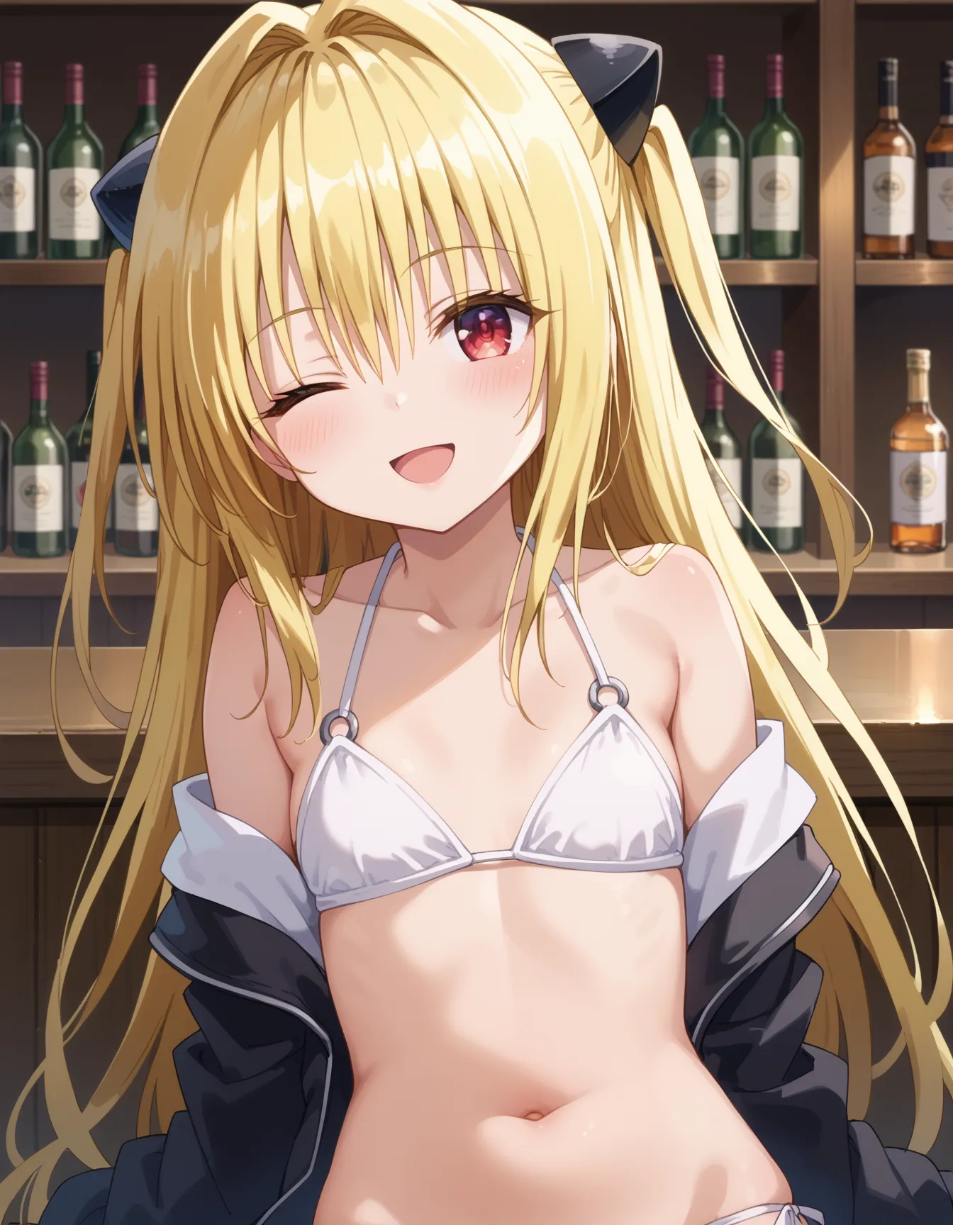 ToLOVEるに登場するヤミちゃんのエッチなAI画像480枚！の5枚目の画像です。