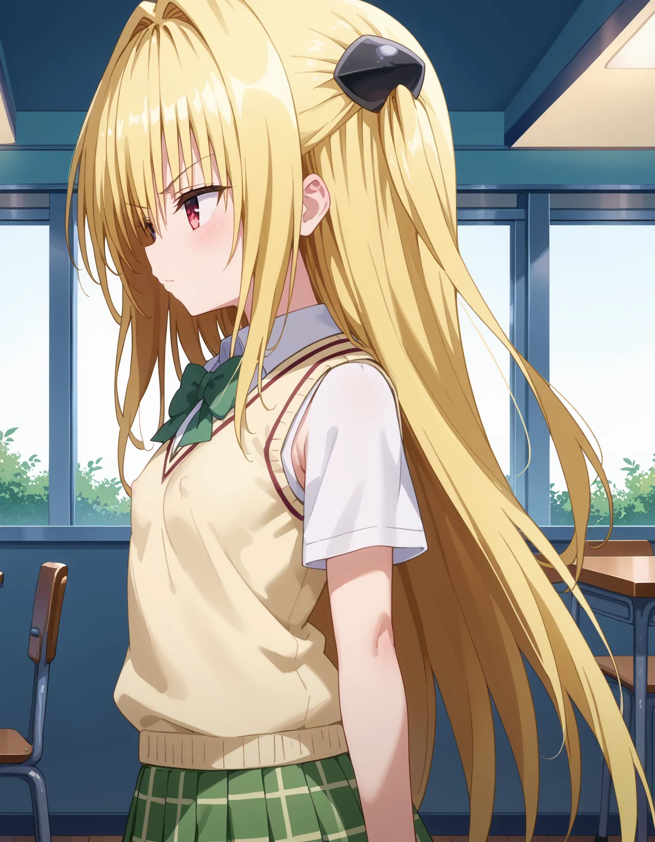 ToLOVEるに登場するヤミちゃんのエッチなAI画像480枚！(6ページ目)の13枚目の画像です。