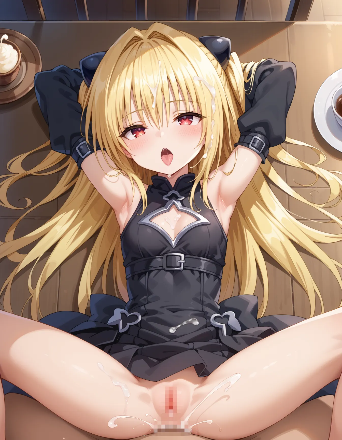 ToLOVEるに登場するヤミちゃんのエッチなAI画像480枚！(6ページ目)の17枚目の画像です。