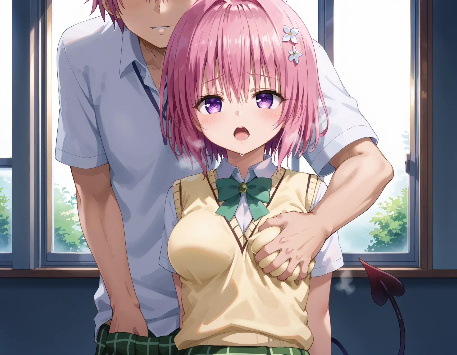 ToLOVEるに登場するモモ・ベリア・デビルークちゃんのエッチなAI画像458枚！(8ページ目) 4枚目の画像です。