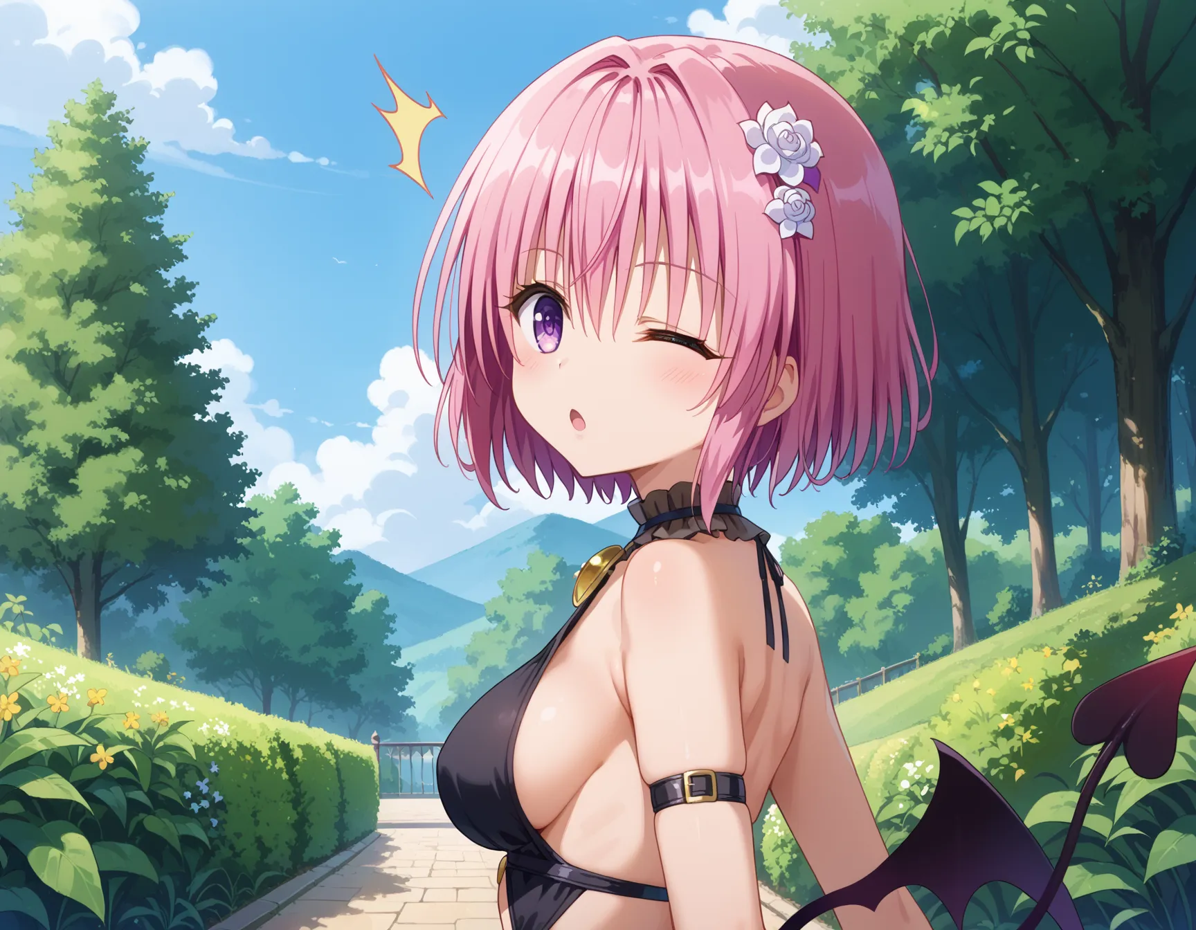 ToLOVEるに登場するモモ・ベリア・デビルークちゃんのエッチなAI画像458枚！(8ページ目) 15枚目の画像です。