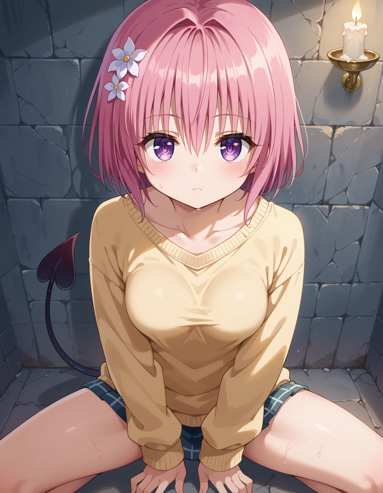 ToLOVEるに登場するモモ・ベリア・デビルークちゃんのエッチなAI画像458枚！(3ページ目)の12枚目の画像です。